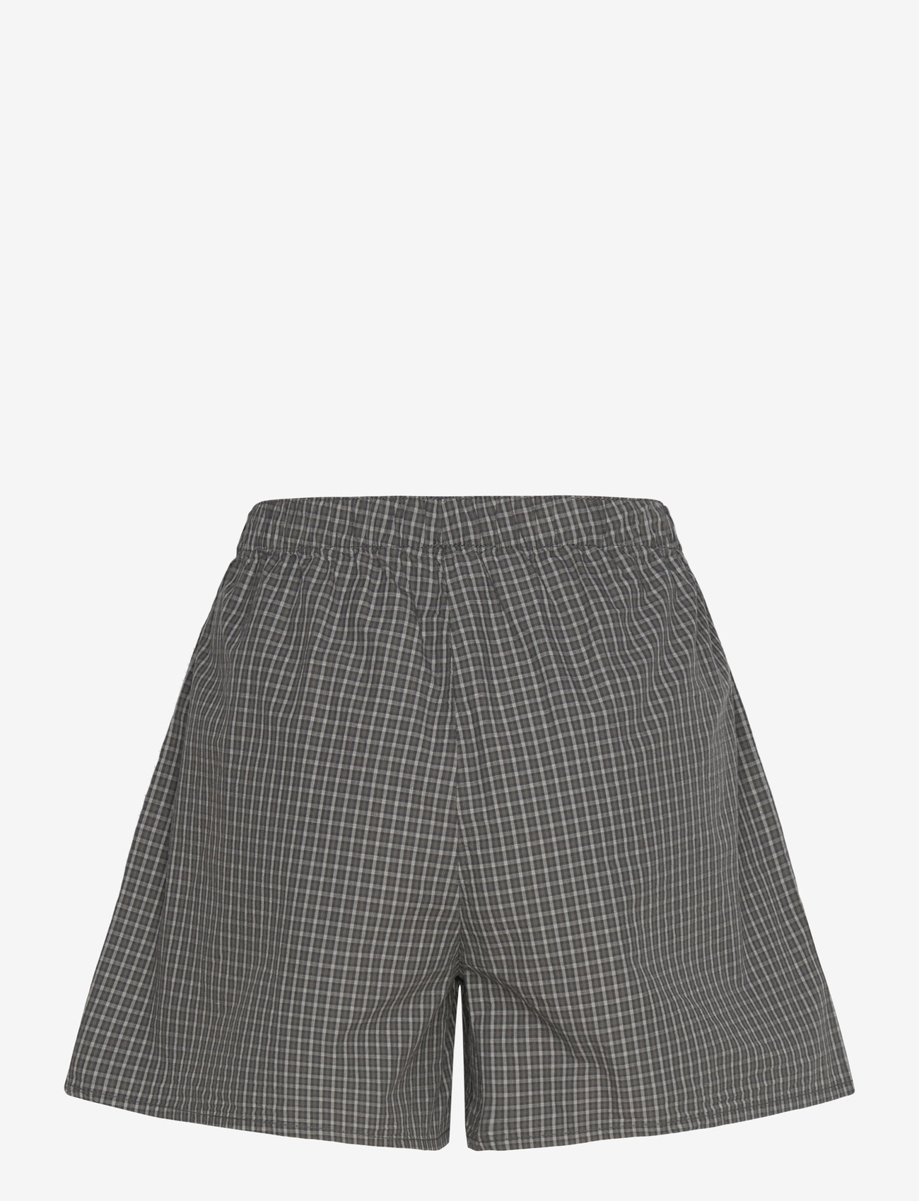 Weekday - Low Rise Cotton Shorts - casual shorts - dark mole - 1