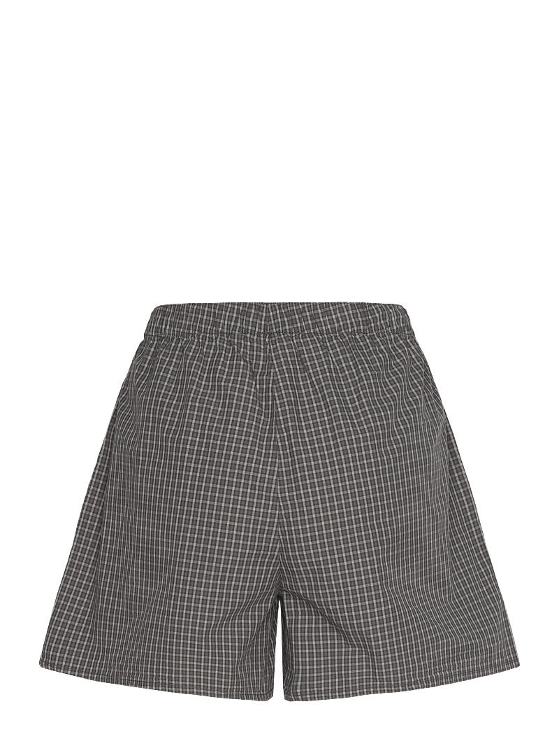 Weekday - Low Rise Cotton Shorts - casual shorts - dark mole - 1