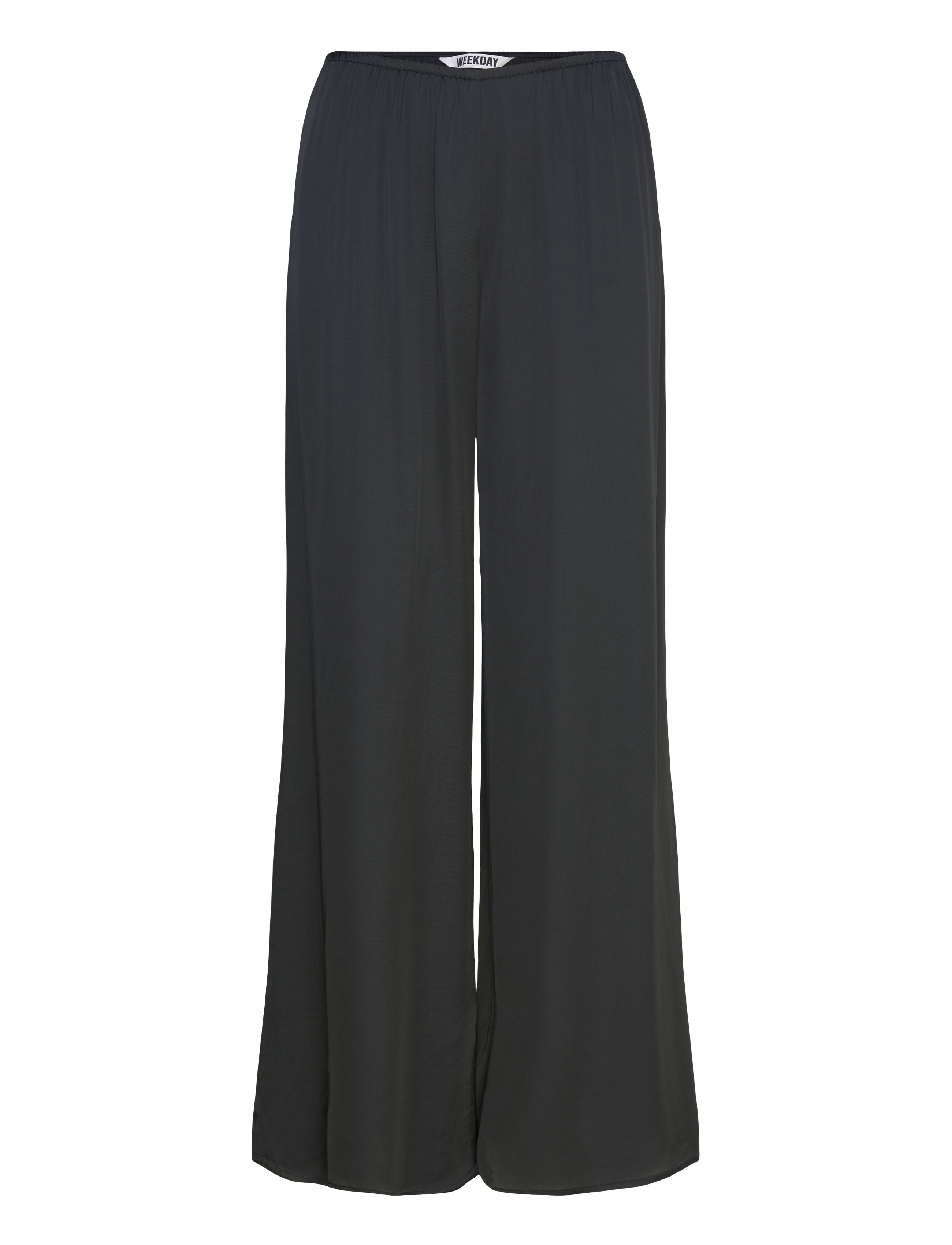 Weekday Drapy Loose Trousers, S, Marineblau - Wide Leg, Frauen