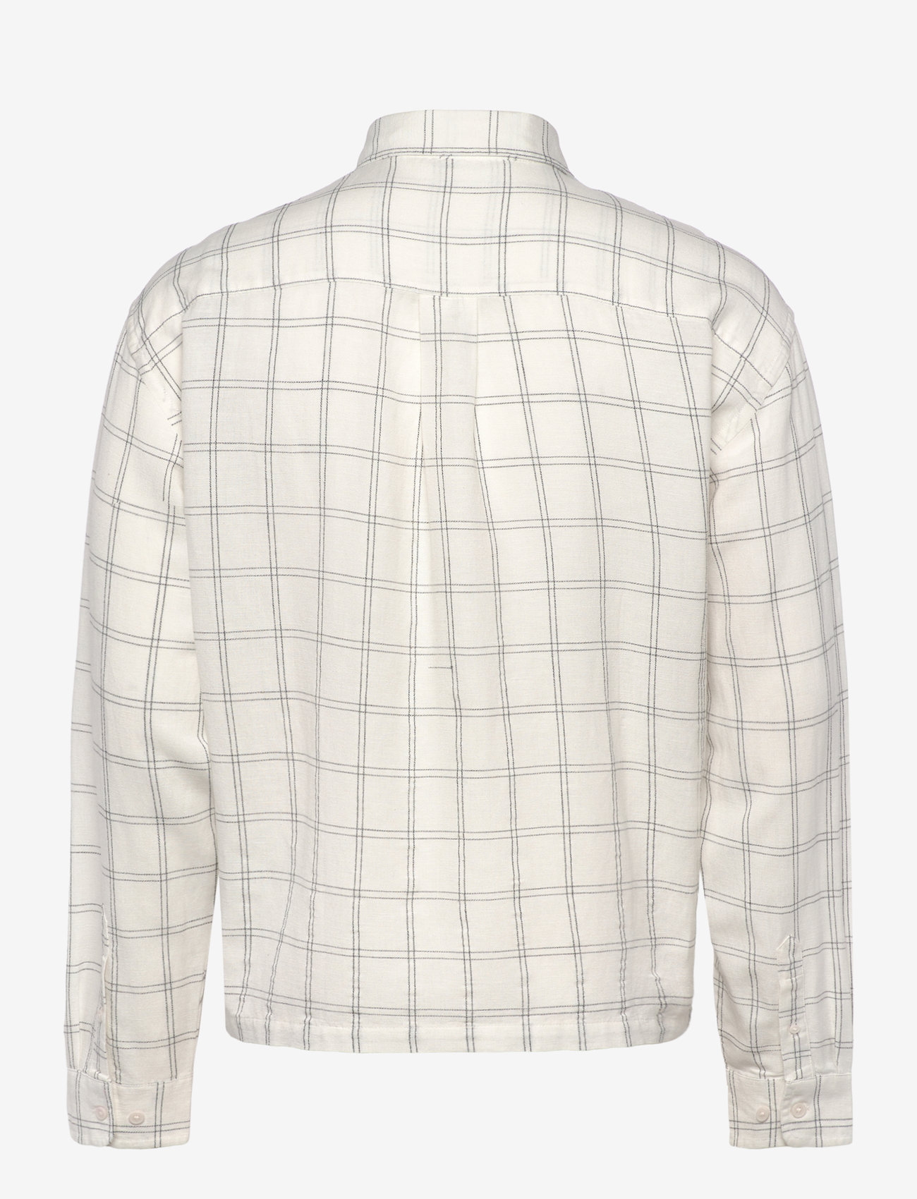 Weekday - Oversized Boxy Linen Shirt - pellavakauluspaidat - white dusty light - 1