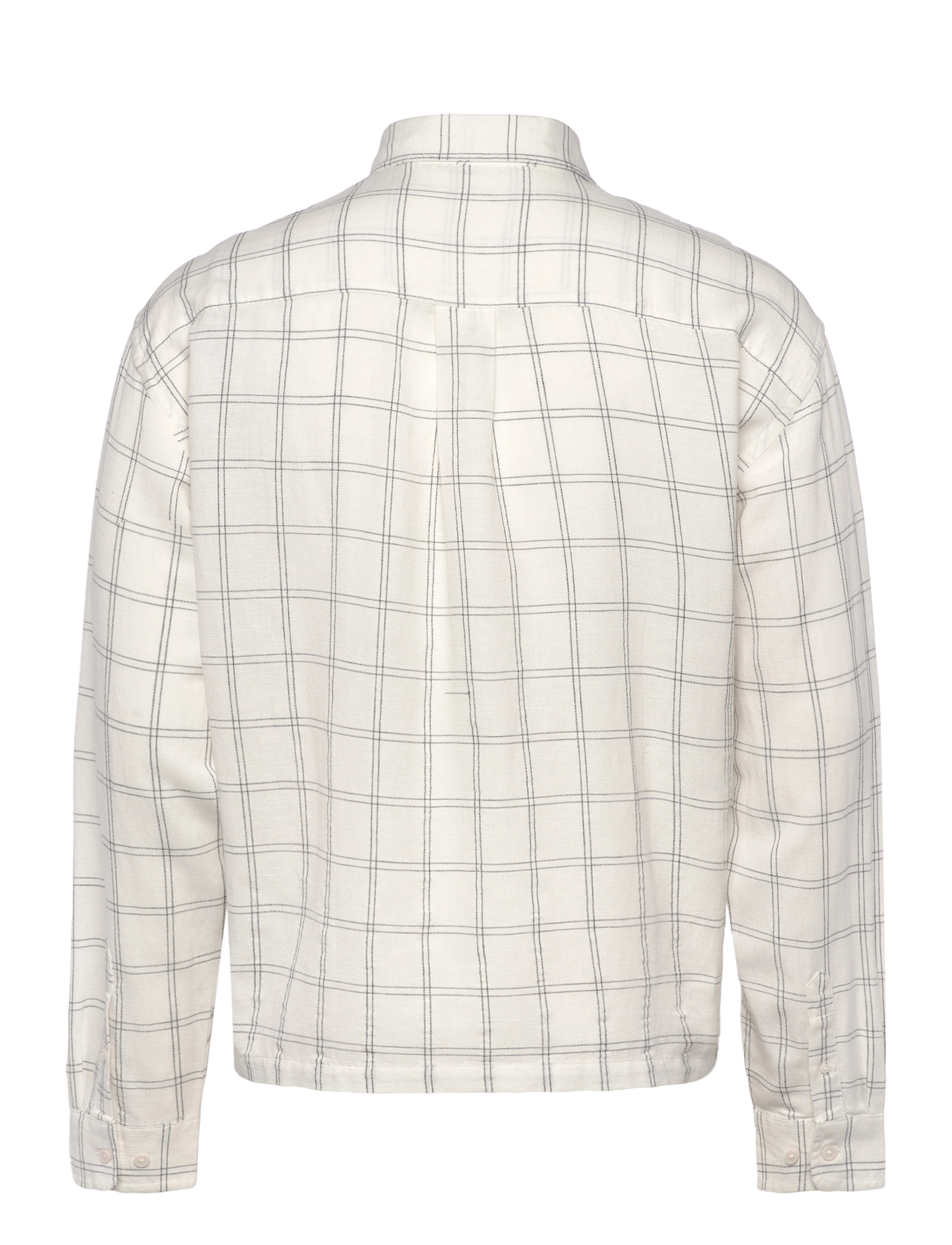 Weekday - Oversized Boxy Linen Shirt - linased särgid - white dusty light - 1