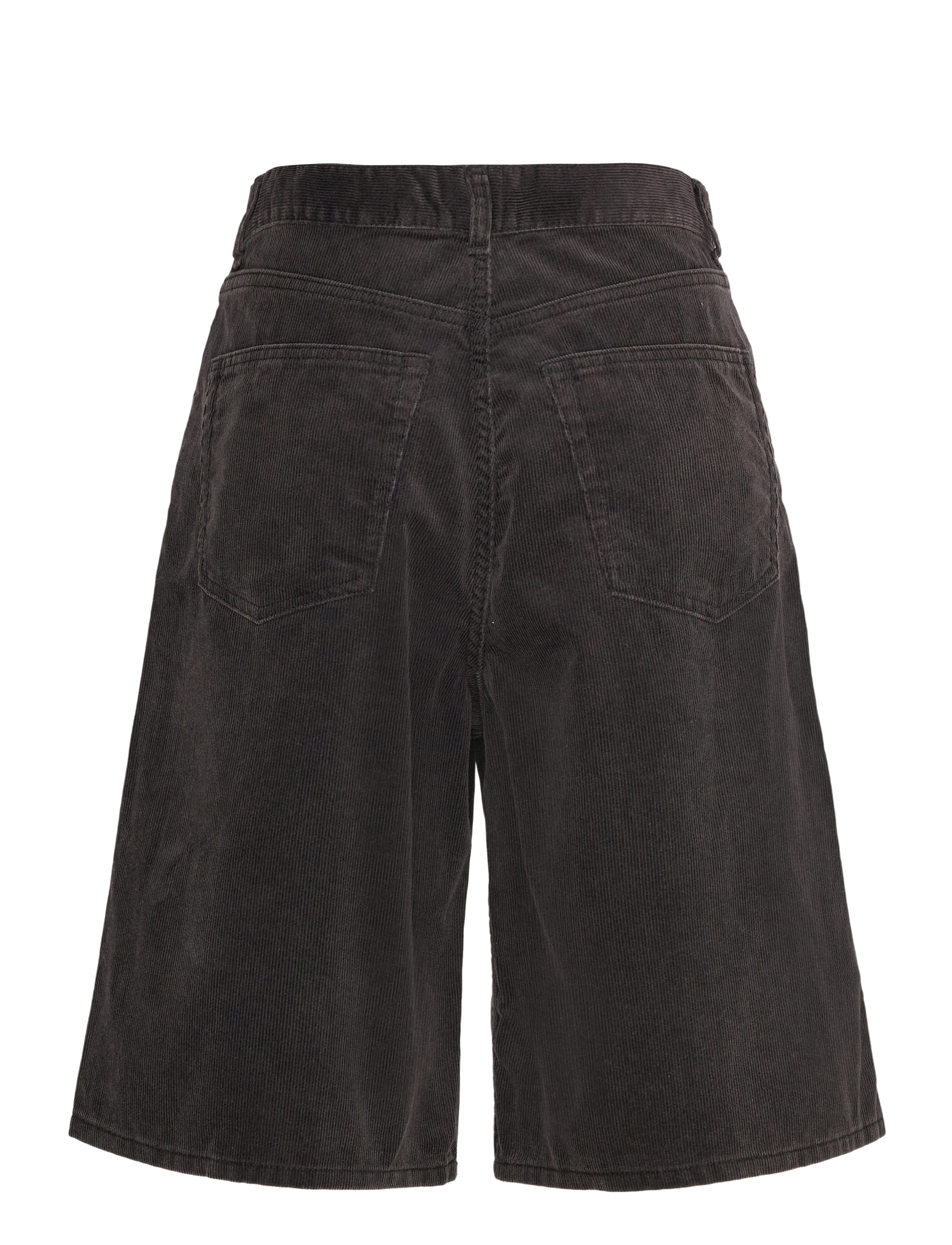 Weekday - Astro Loose Baggy Corduroy Shorts - freizeitshorts - black - 1