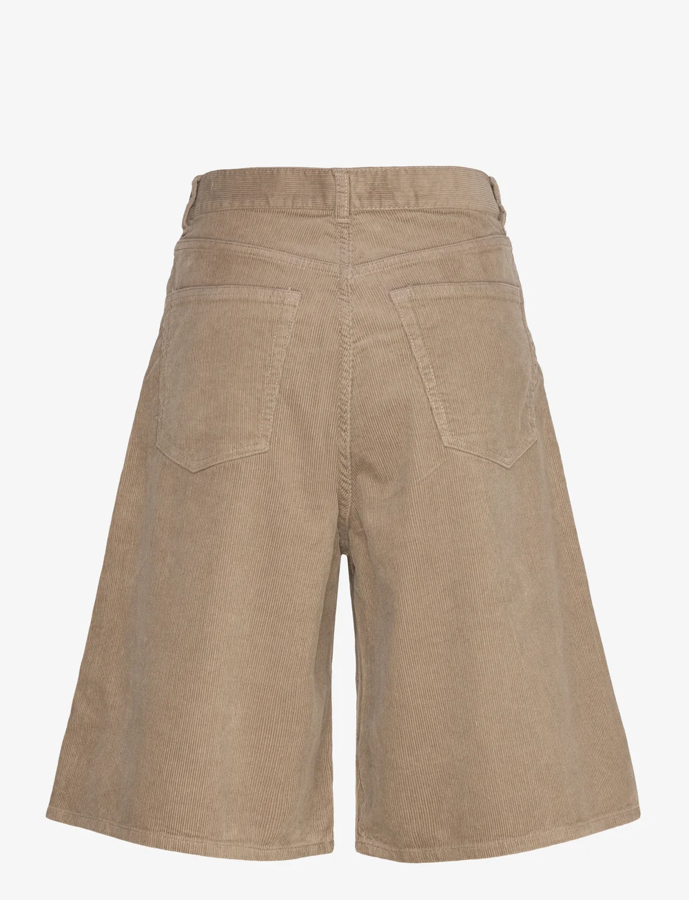 Weekday - Astro Loose Baggy Corduroy Shorts - casual shorts - brown medium dusty - 1