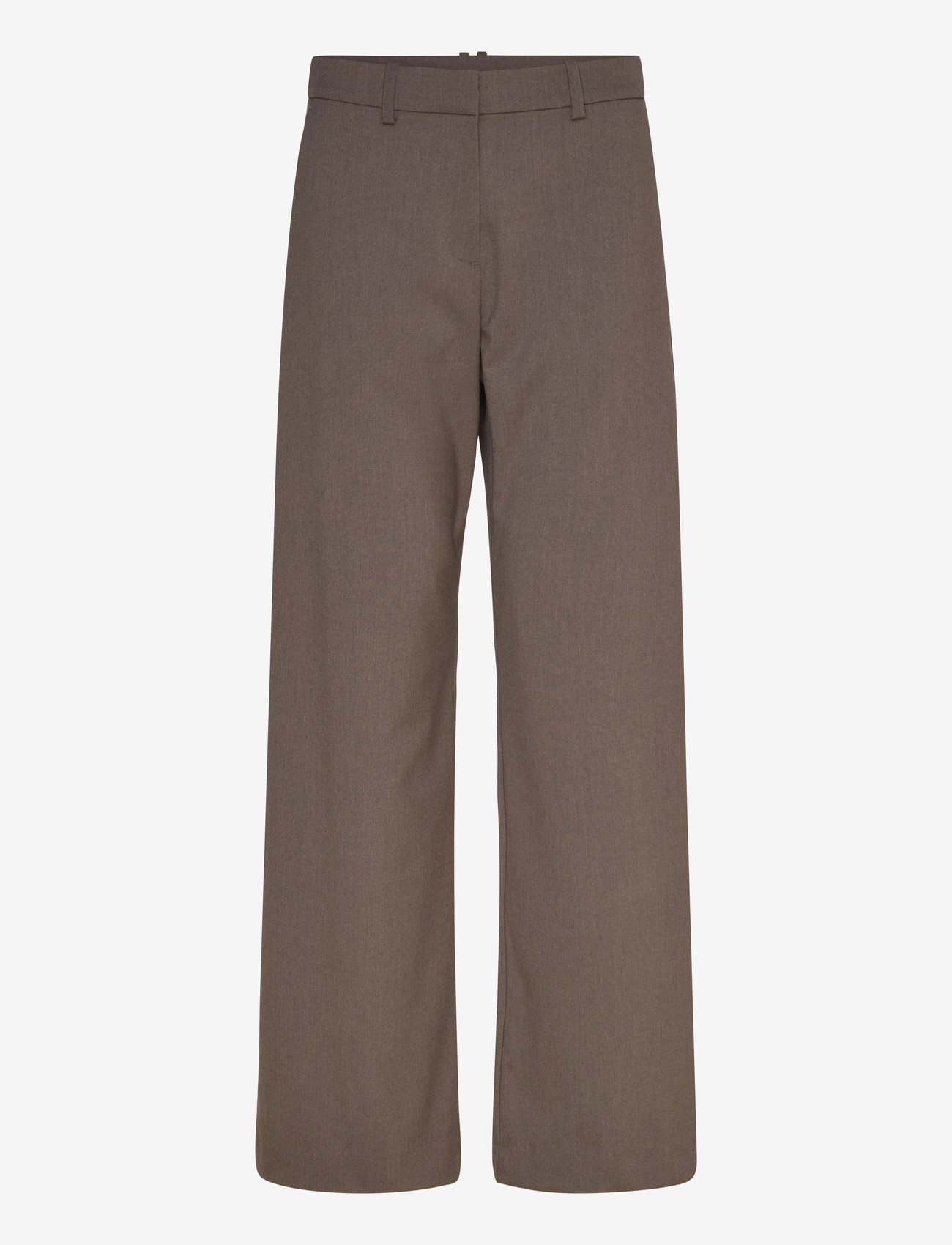 Weekday - Low-Waisted Loose Fit Suit Trousers - habitbukser - grey dark - 1