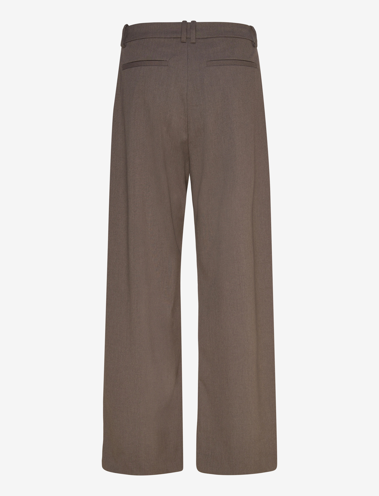Weekday - Low-Waisted Loose Fit Suit Trousers - habitbukser - grey dark - 2