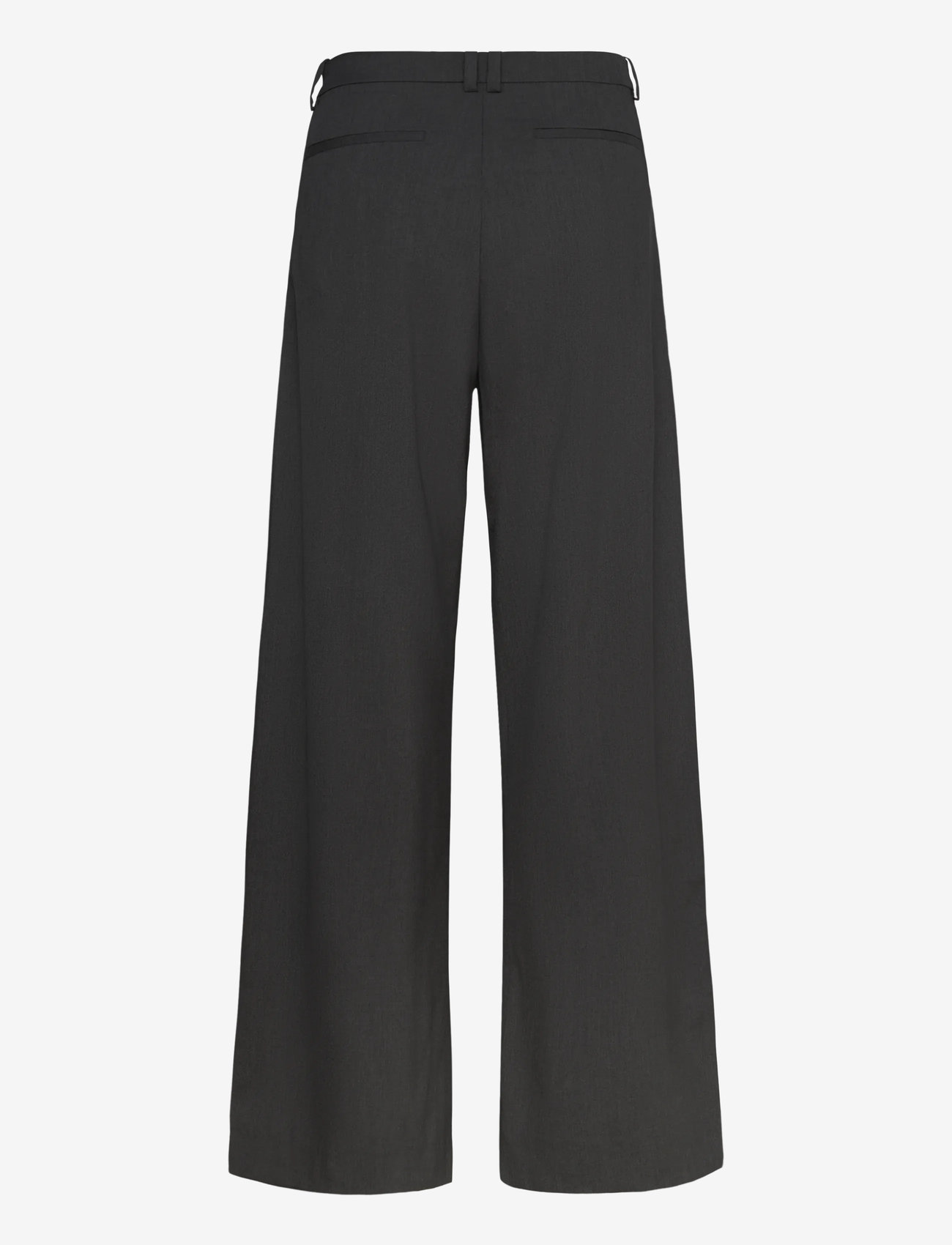 Weekday - Low-Waisted Loose Fit Suit Trousers - habitbukser - grey melange - 1