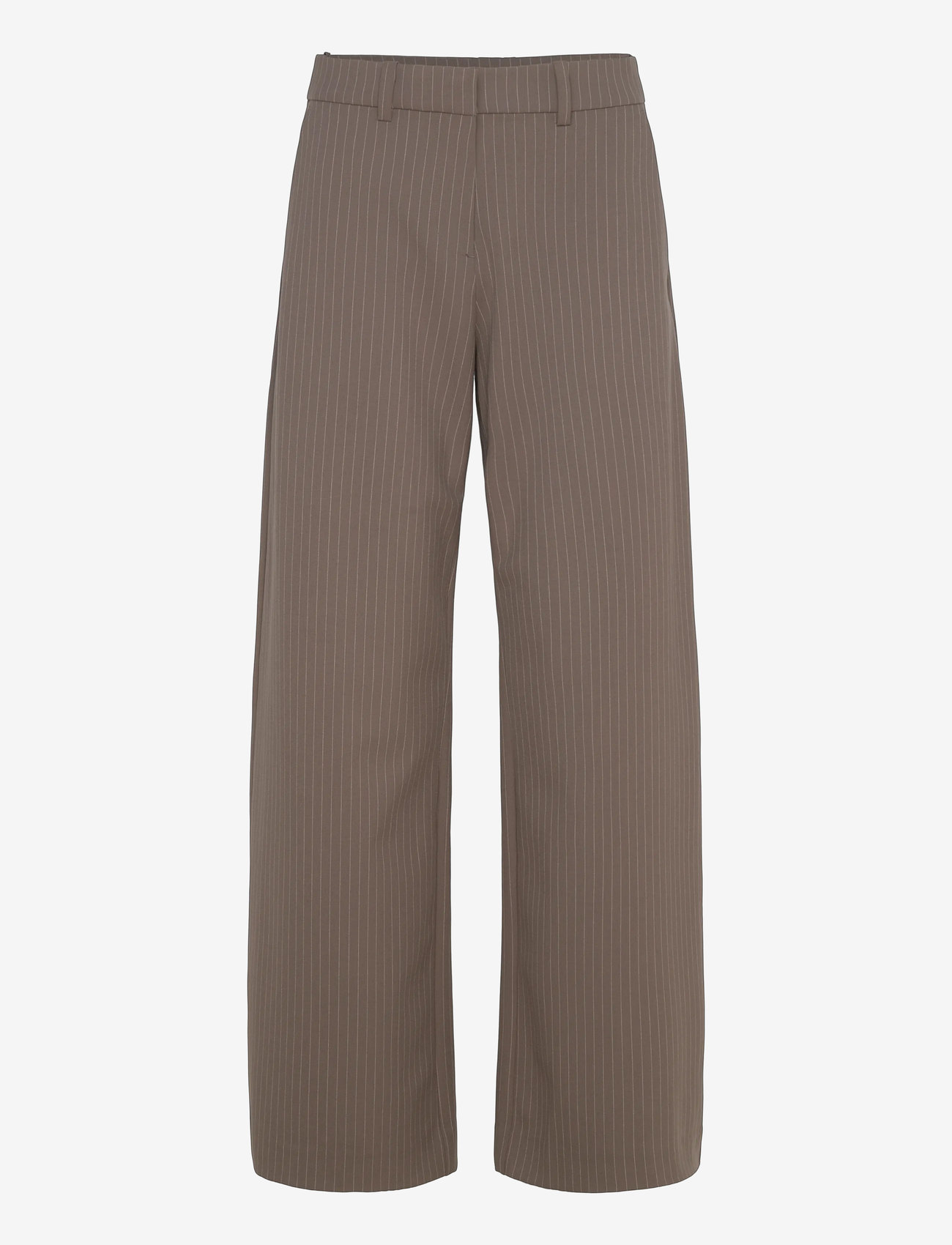 Weekday - Low-Waisted Loose Fit Suit Trousers - kostymbyxor - mole - 0