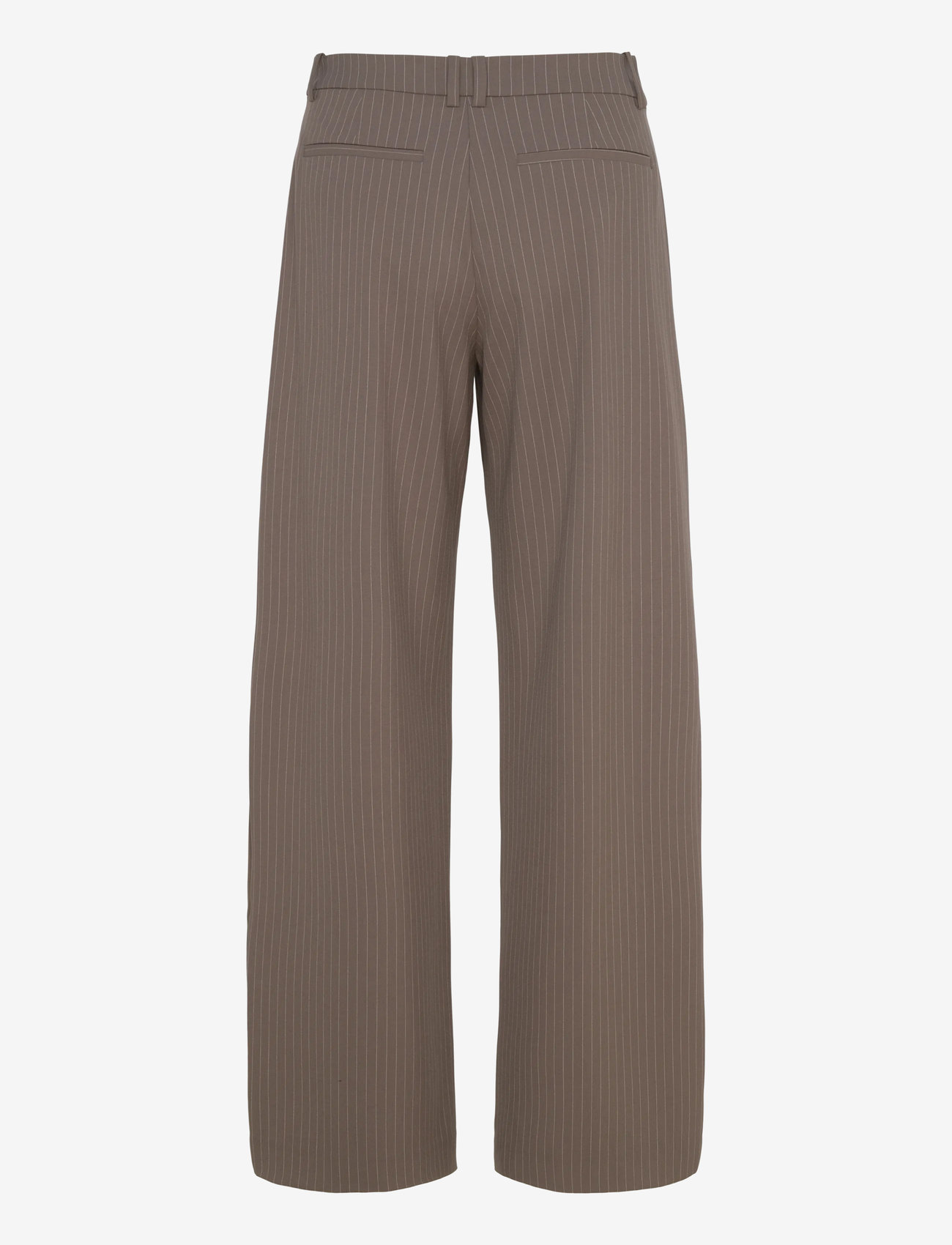 Weekday - Low-Waisted Loose Fit Suit Trousers - kostymbyxor - mole - 1
