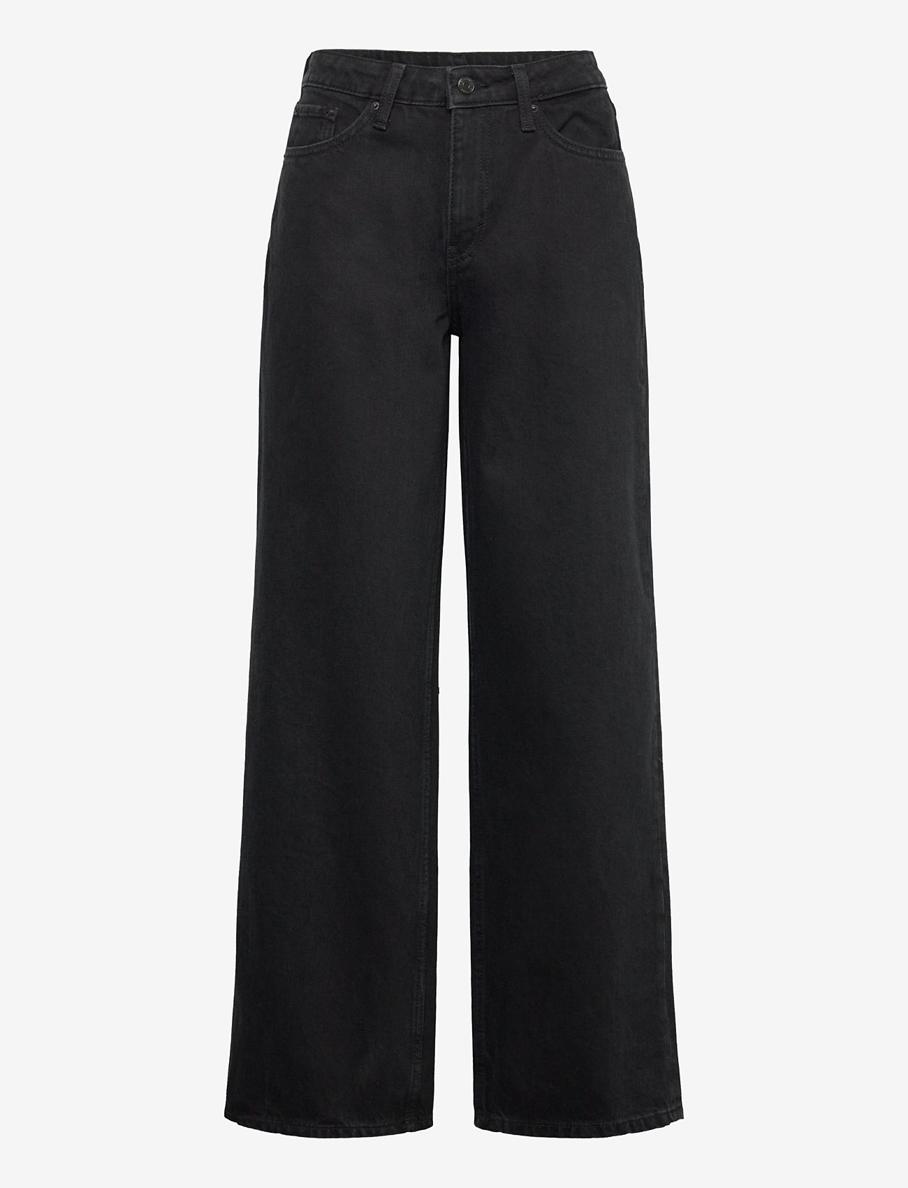 Weekday - Area Loose Fit Jeans - laia säärega teksad - black rinse - 0