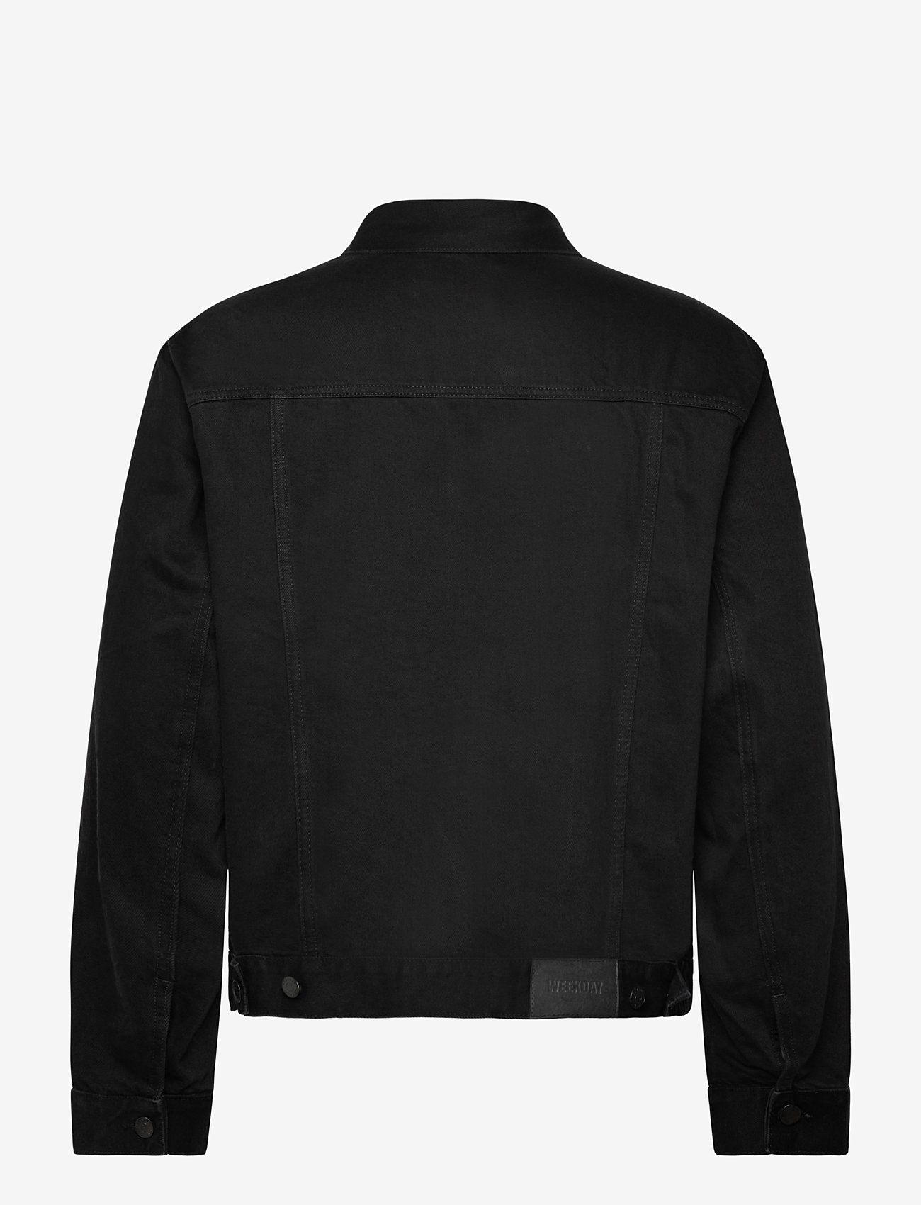 Weekday - Relaxed Denim Jacket - ofodrade jeansjackor - black rinse - 1