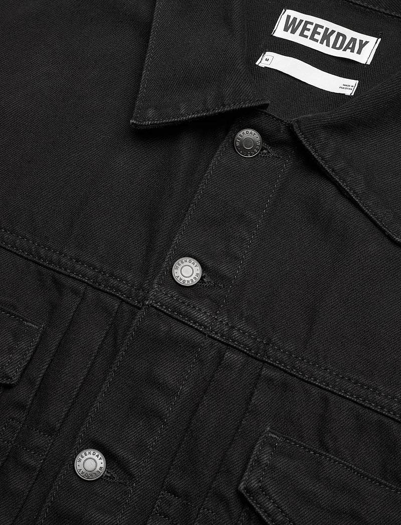 Weekday - Relaxed Denim Jacket - ofodrade jeansjackor - black rinse - 2