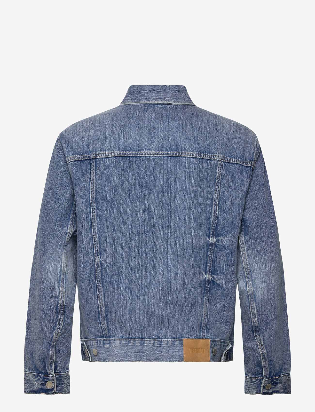 Weekday - Relaxed Denim Jacket - vuorittomat farkkutakit - blue stream - 1