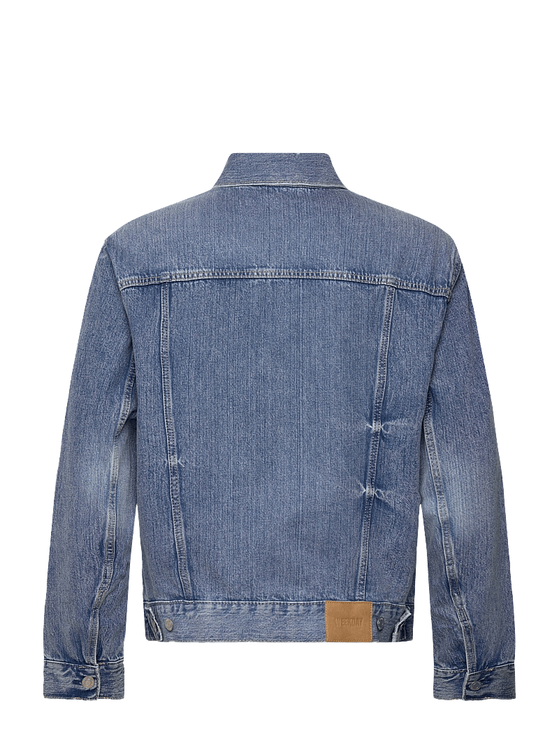 Weekday - Relaxed Denim Jacket - voodrita teksajakid - blue stream - 1