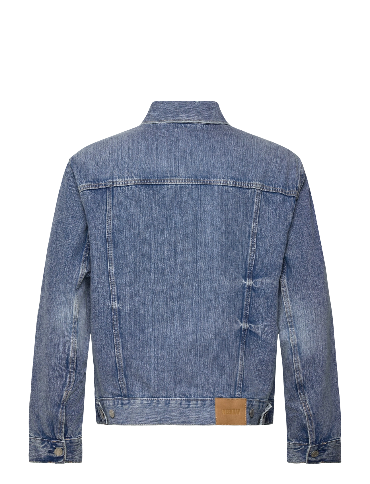 Weekday - Relaxed Denim Jacket - uforede denimjakker - blue stream - 1