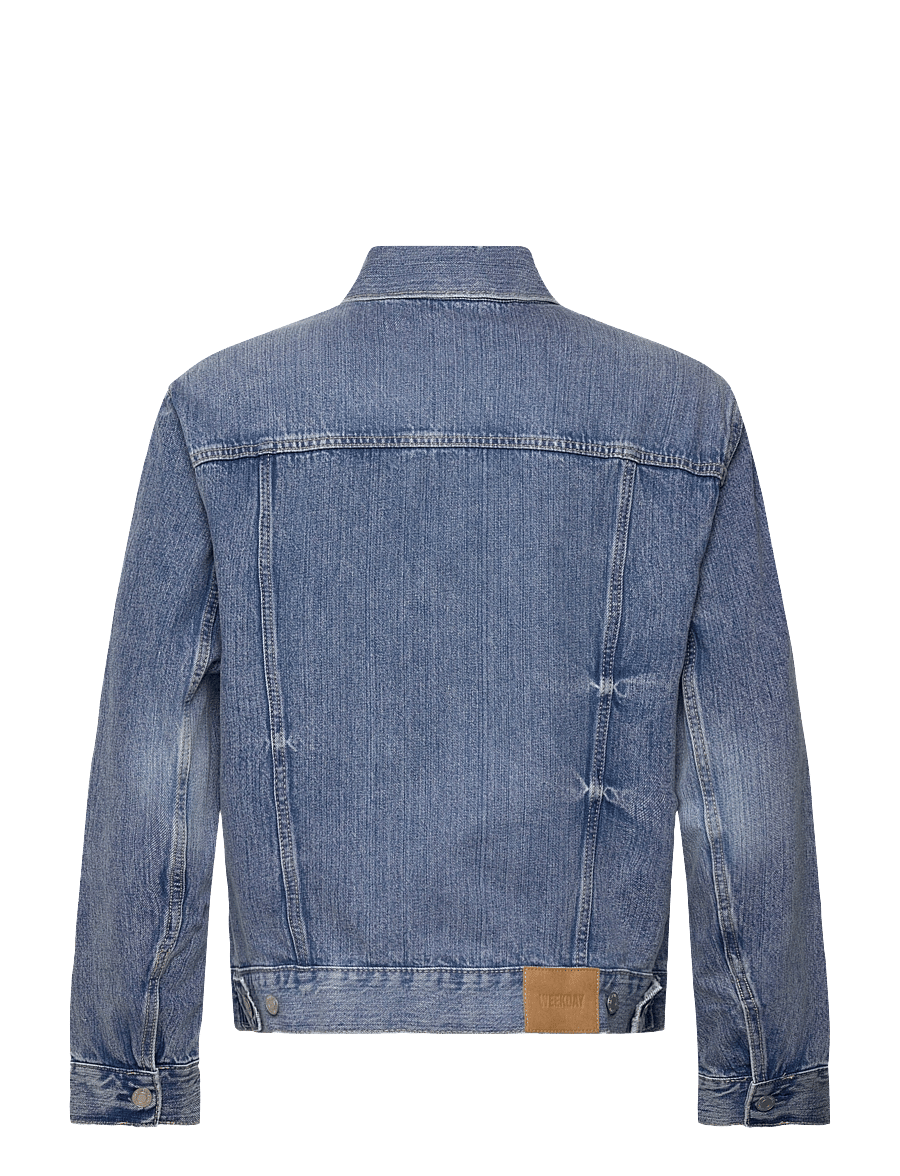 Weekday - Relaxed Denim Jacket - ungefütterte denimjacken - blue stream - 1