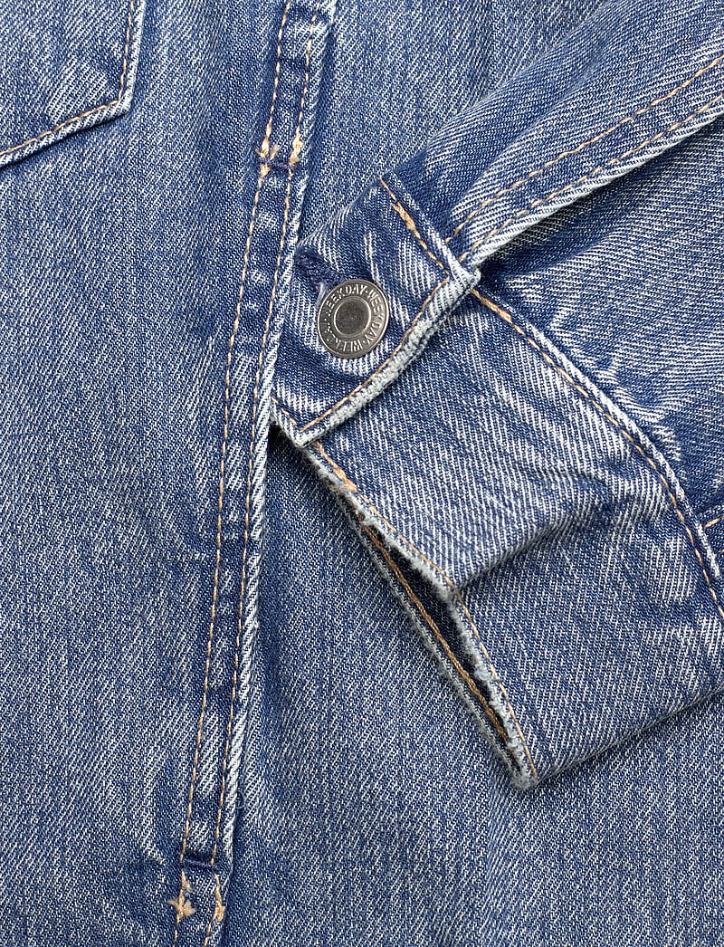 Weekday - Relaxed Denim Jacket - voodrita teksajakid - blue stream - 3