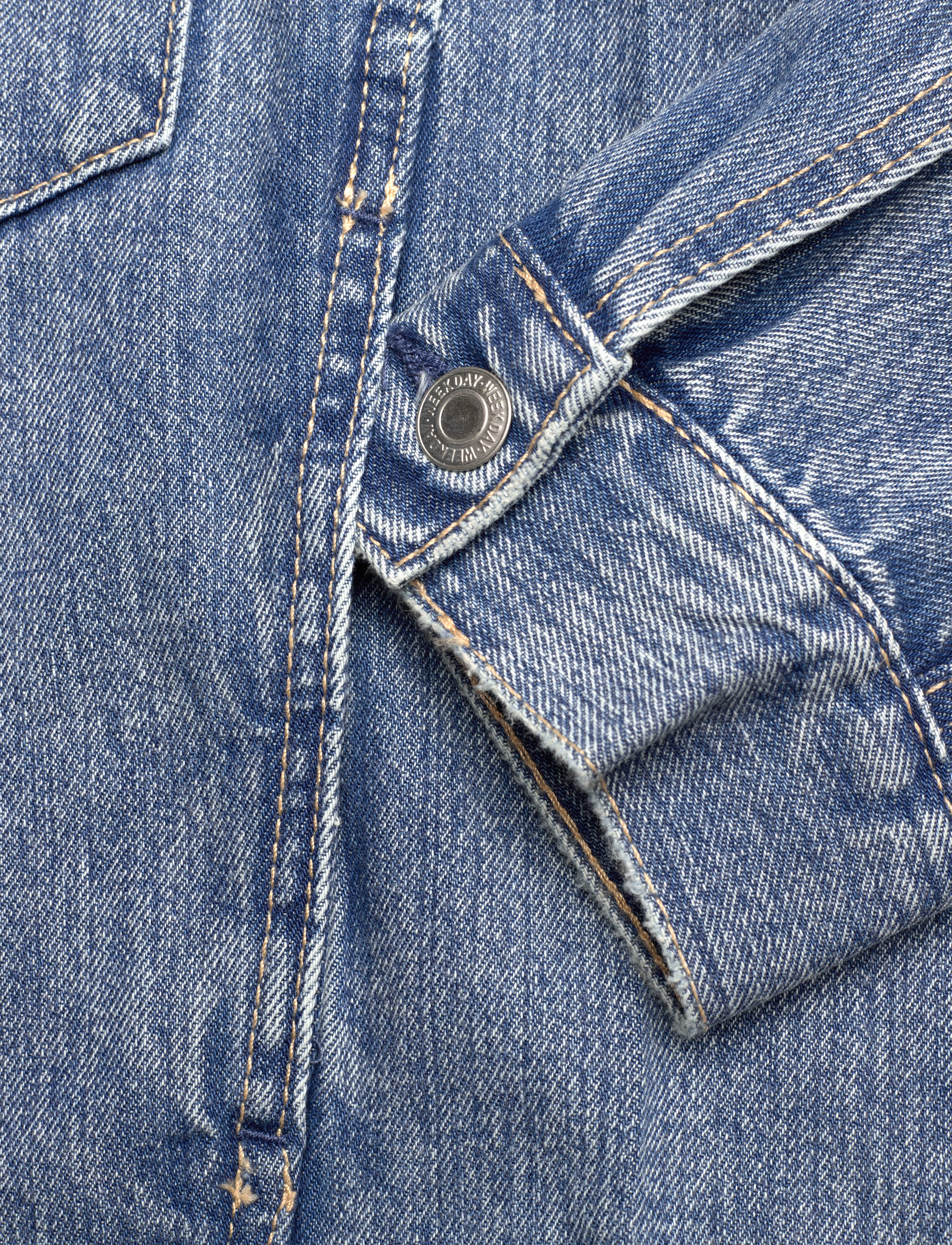 Weekday - Relaxed Denim Jacket - uforede denimjakker - blue stream - 3
