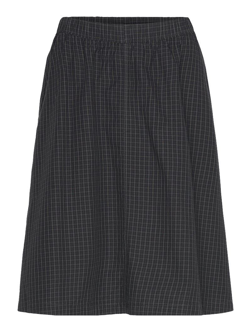 Weekday - Cotton Poplin Midi Skirt - midiseelikud - blue dark - 0