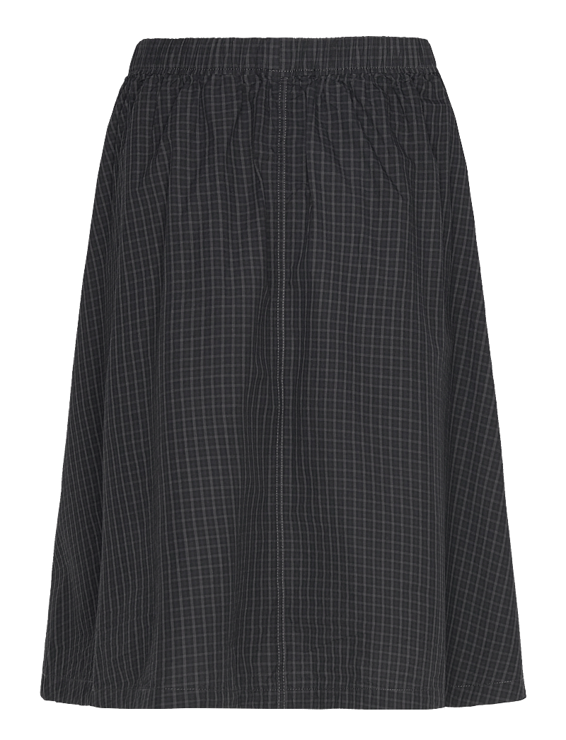 Weekday - Cotton Poplin Midi Skirt - midiseelikud - blue dark - 1