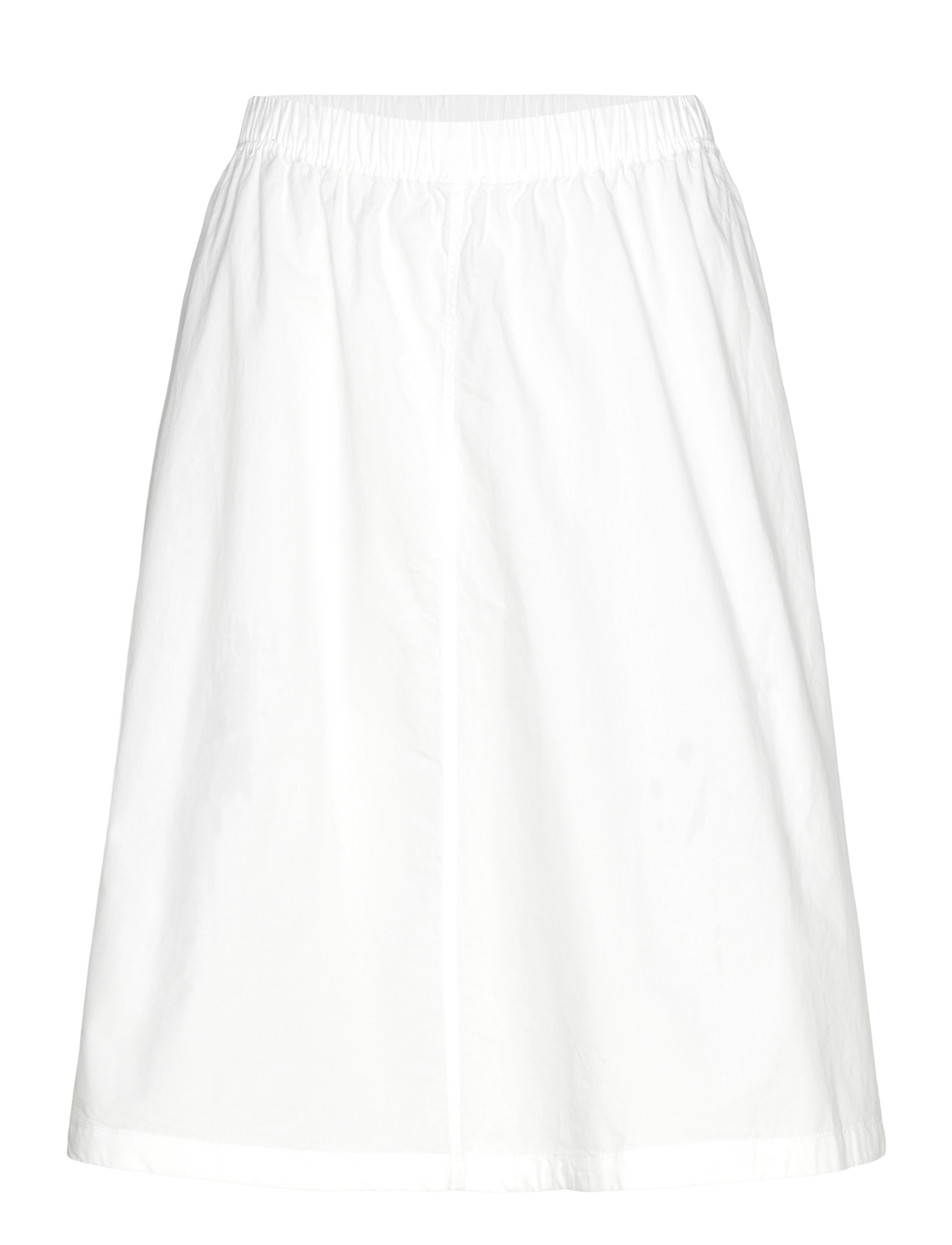 Weekday Cotton Poplin Midi Skirt, XS, Röcke, Weiß - Knee-length & Frauen