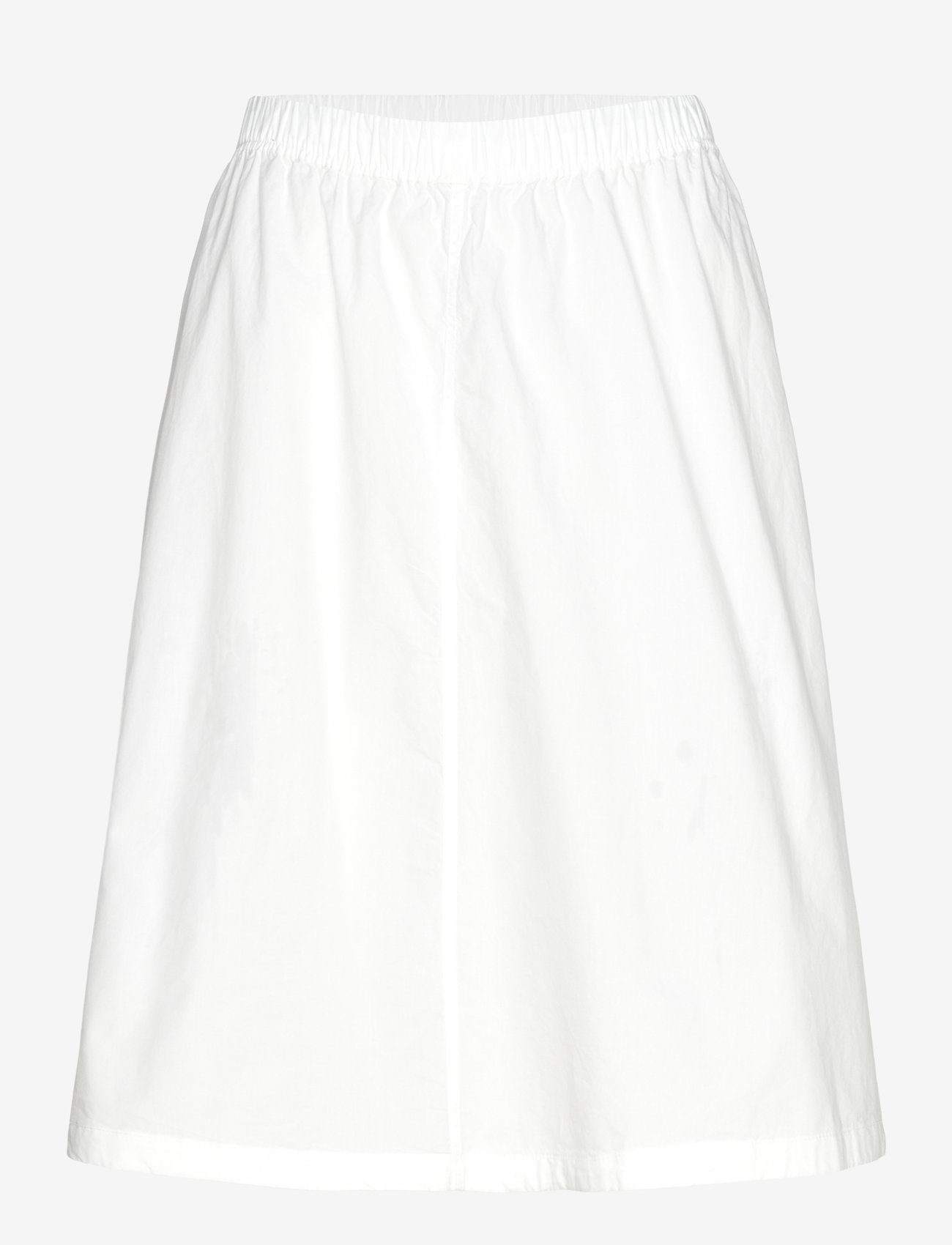 Weekday - Cotton Poplin Midi Skirt - midi-röcke - white light - 0