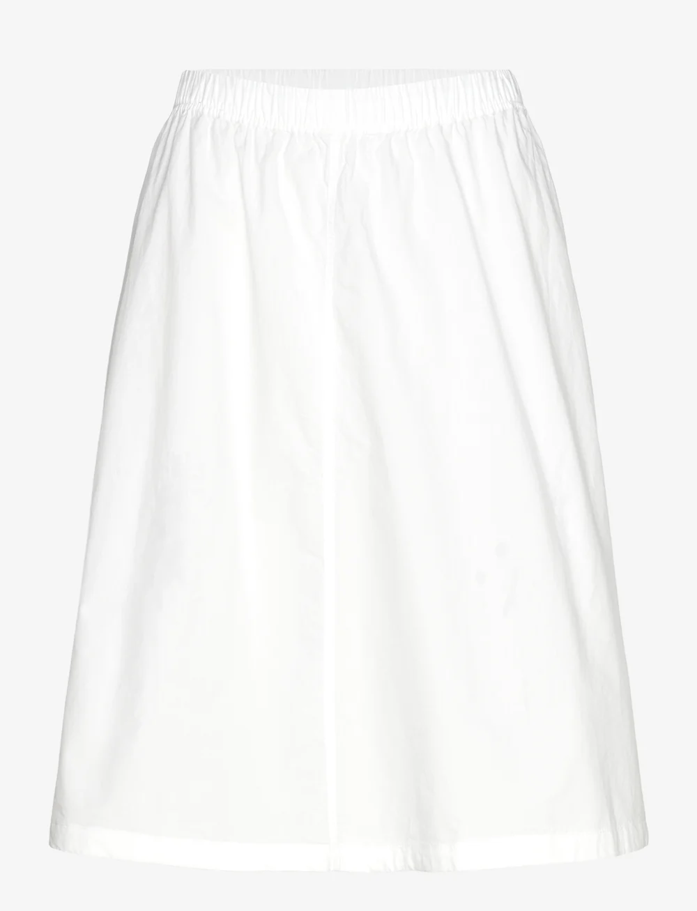 Weekday - Cotton Poplin Midi Skirt - midi skirts - white light - 0
