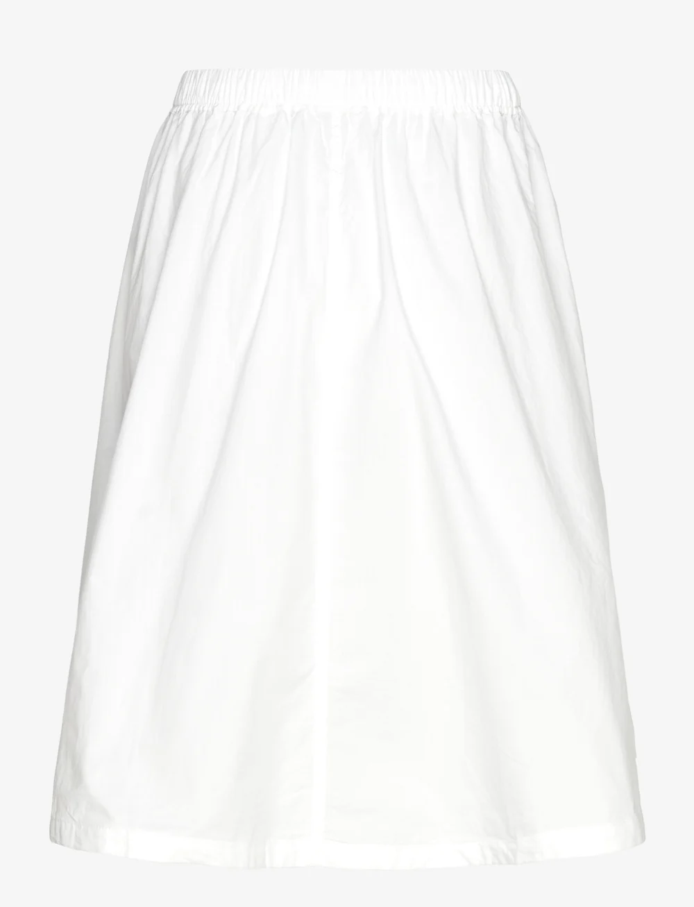Weekday - Cotton Poplin Midi Skirt - midi skirts - white light - 1