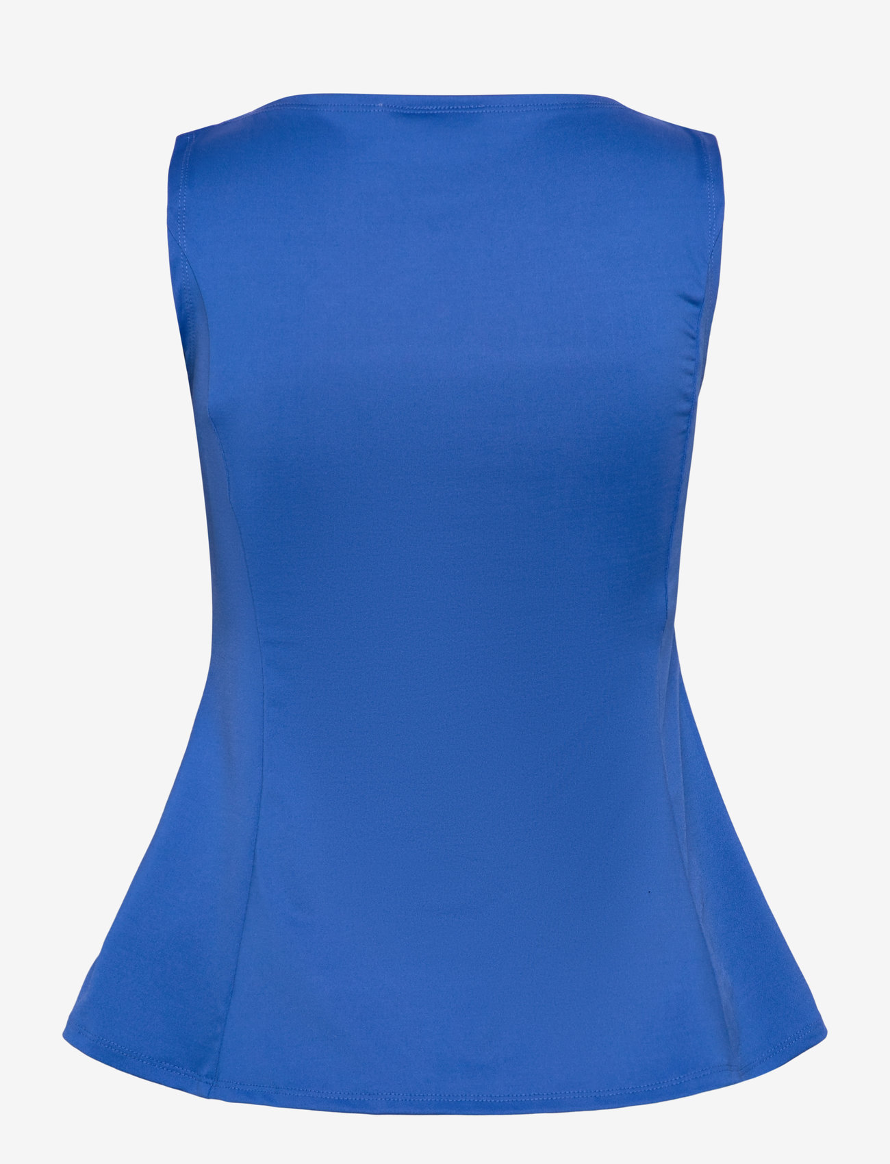 Weekday - Peplum Boat-Neck Top - Ärmellose blusen - bright blue - 1