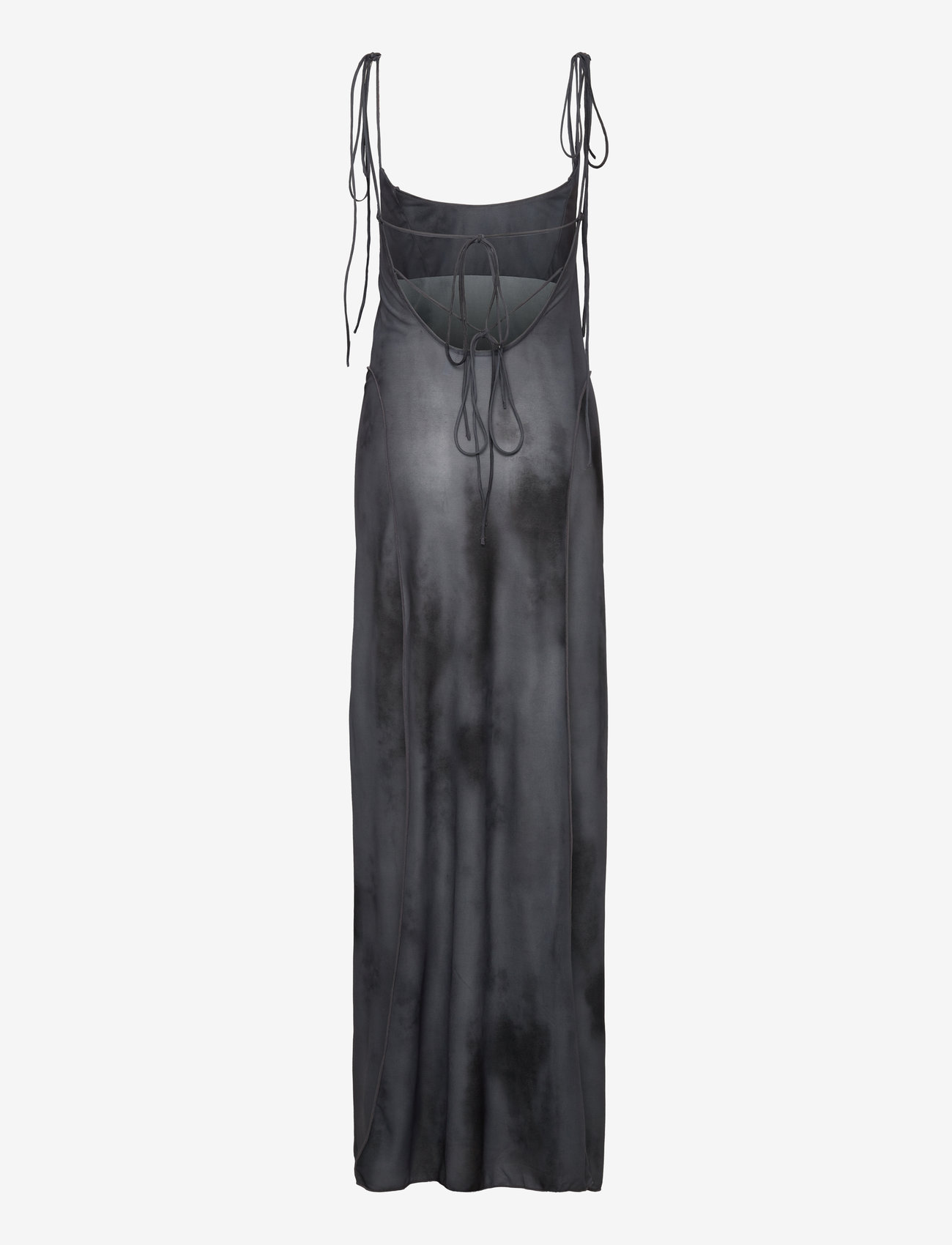 Weekday - Strap Maxi Dress - slipklänningar - dark grey - 1