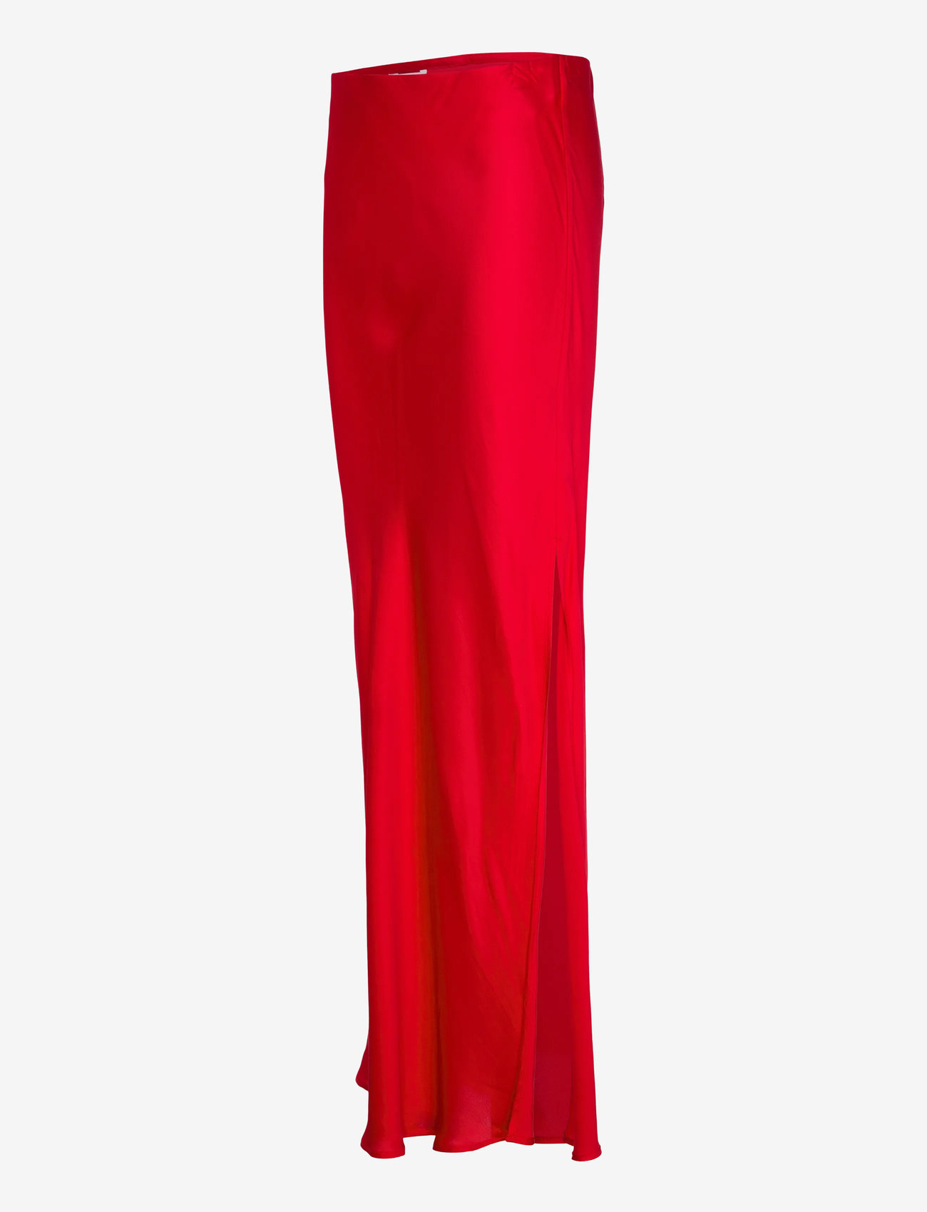 Weekday - Bias Cut Satin Maxi Skirt - maksiseelikud - red - 2