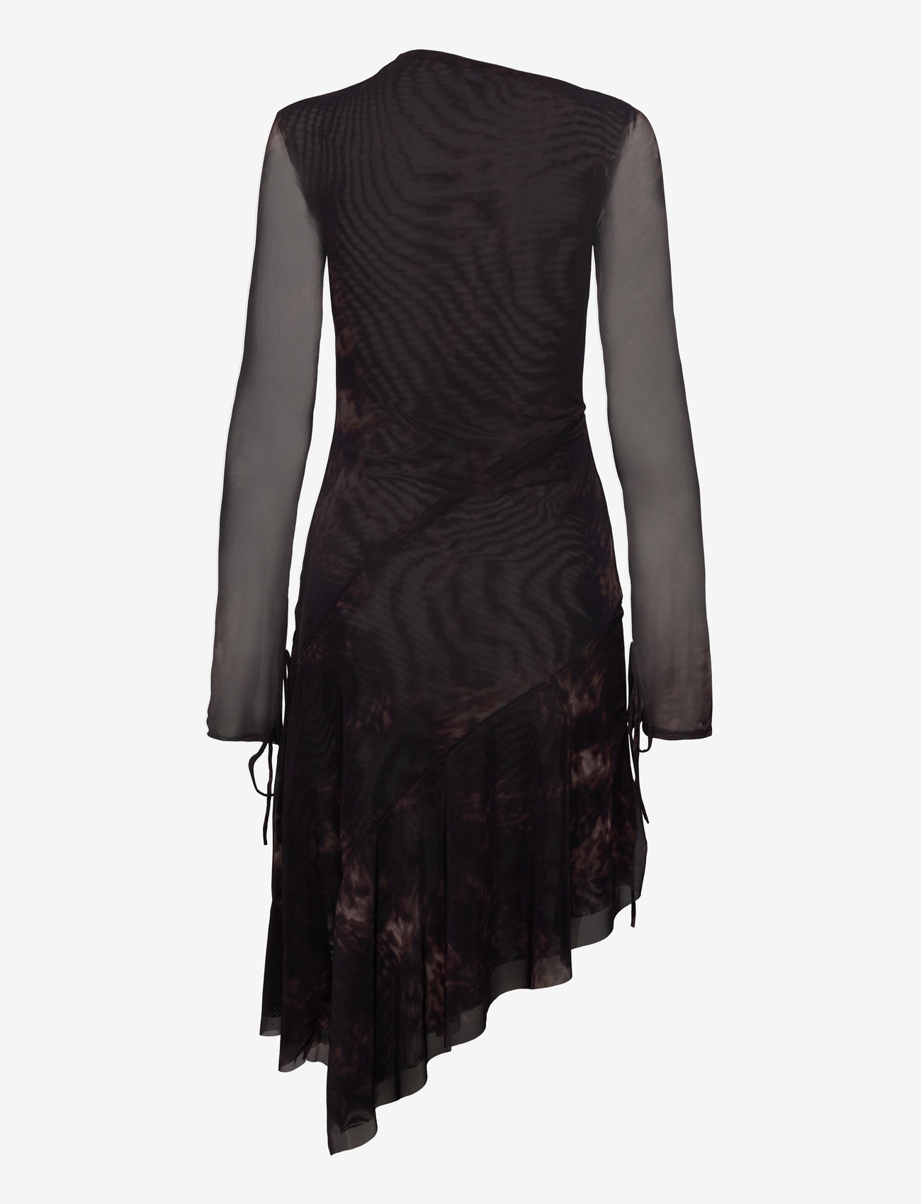 Weekday - Printed Mesh Dress - party dresses - dark purple - 1