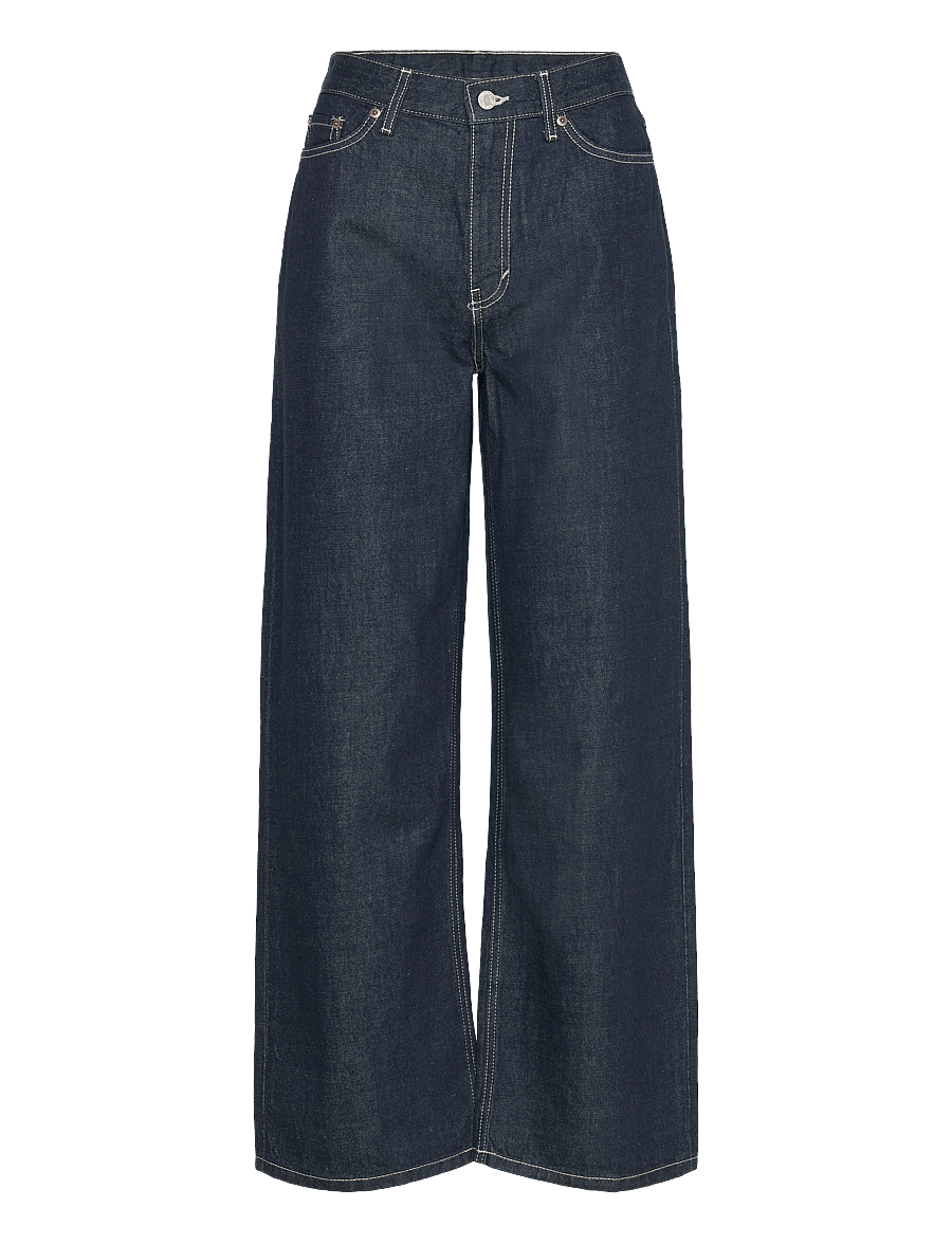 Weekday - Dynasty Loose Jeans - wide leg jeans - blue rinse - 0