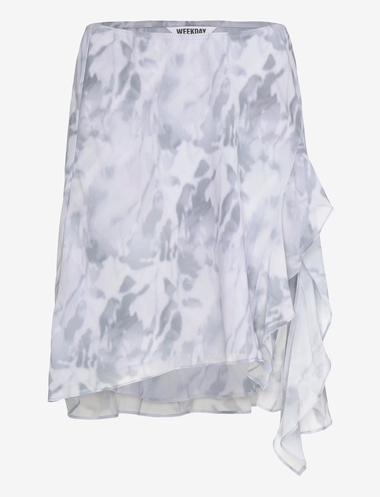 Weekday - Layered Midi Skirt - midi-röcke - grey dusty light - 0