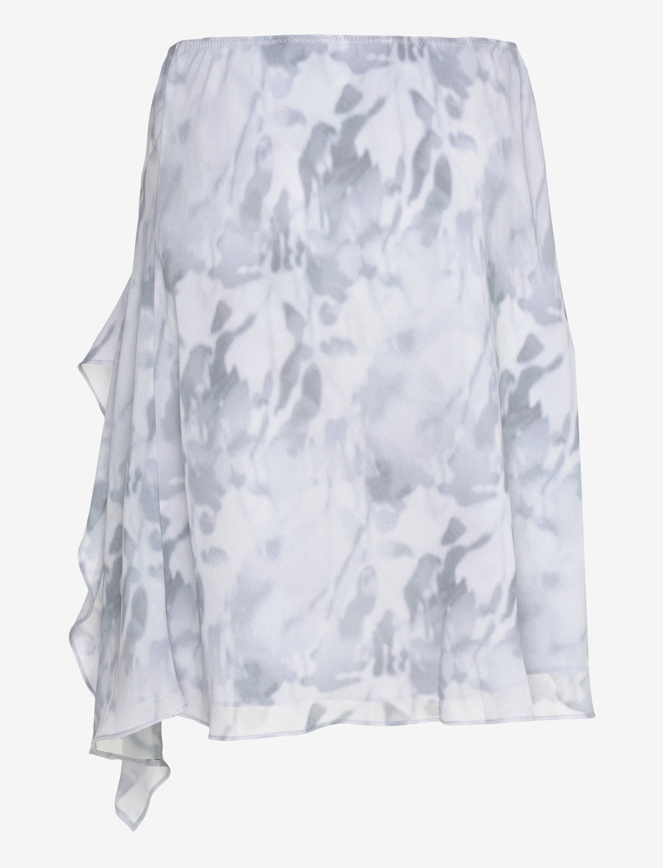 Weekday - Layered Midi Skirt - midi-röcke - grey dusty light - 1