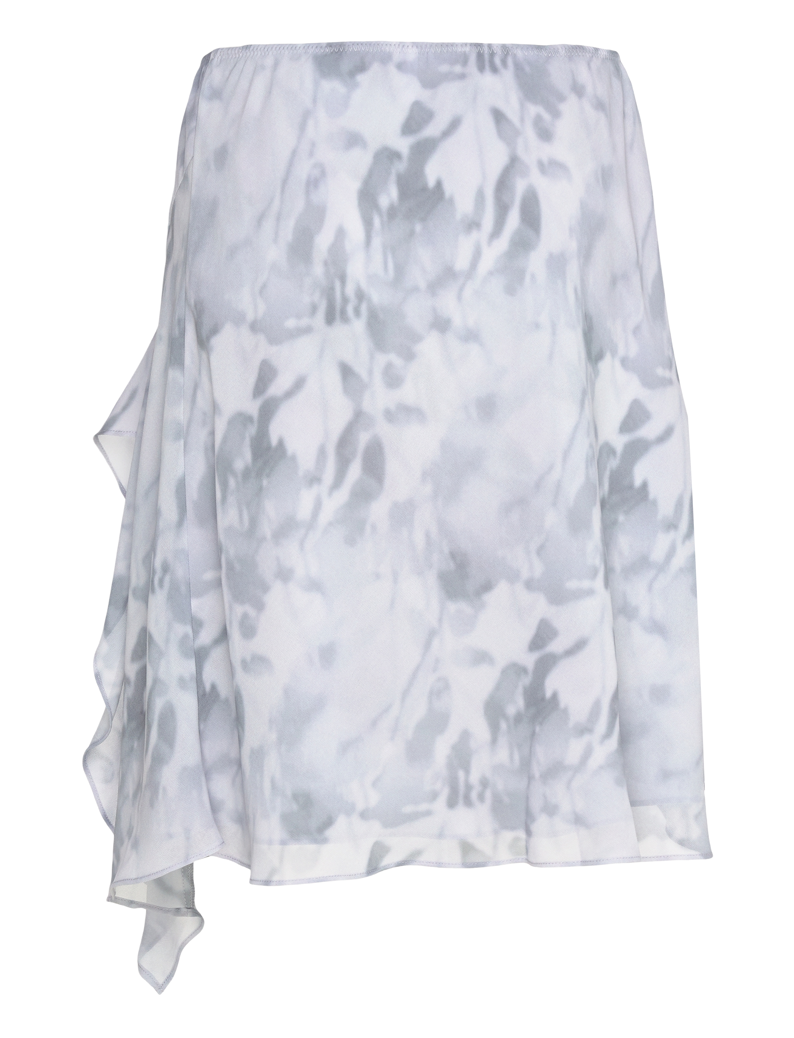 Weekday - Layered Midi Skirt - midi-röcke - grey dusty light - 1