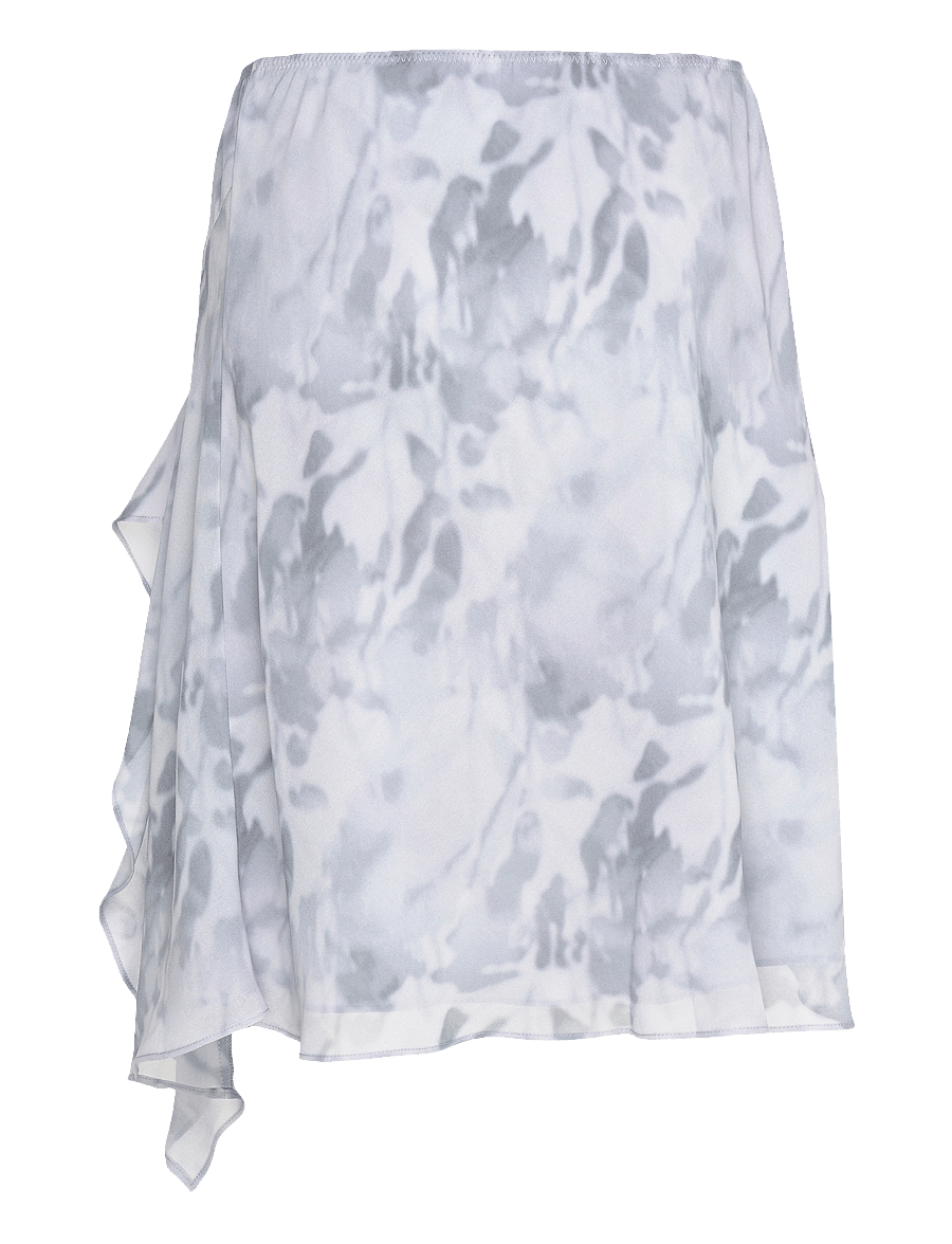 Weekday - Layered Midi Skirt - midi nederdele - grey dusty light - 1