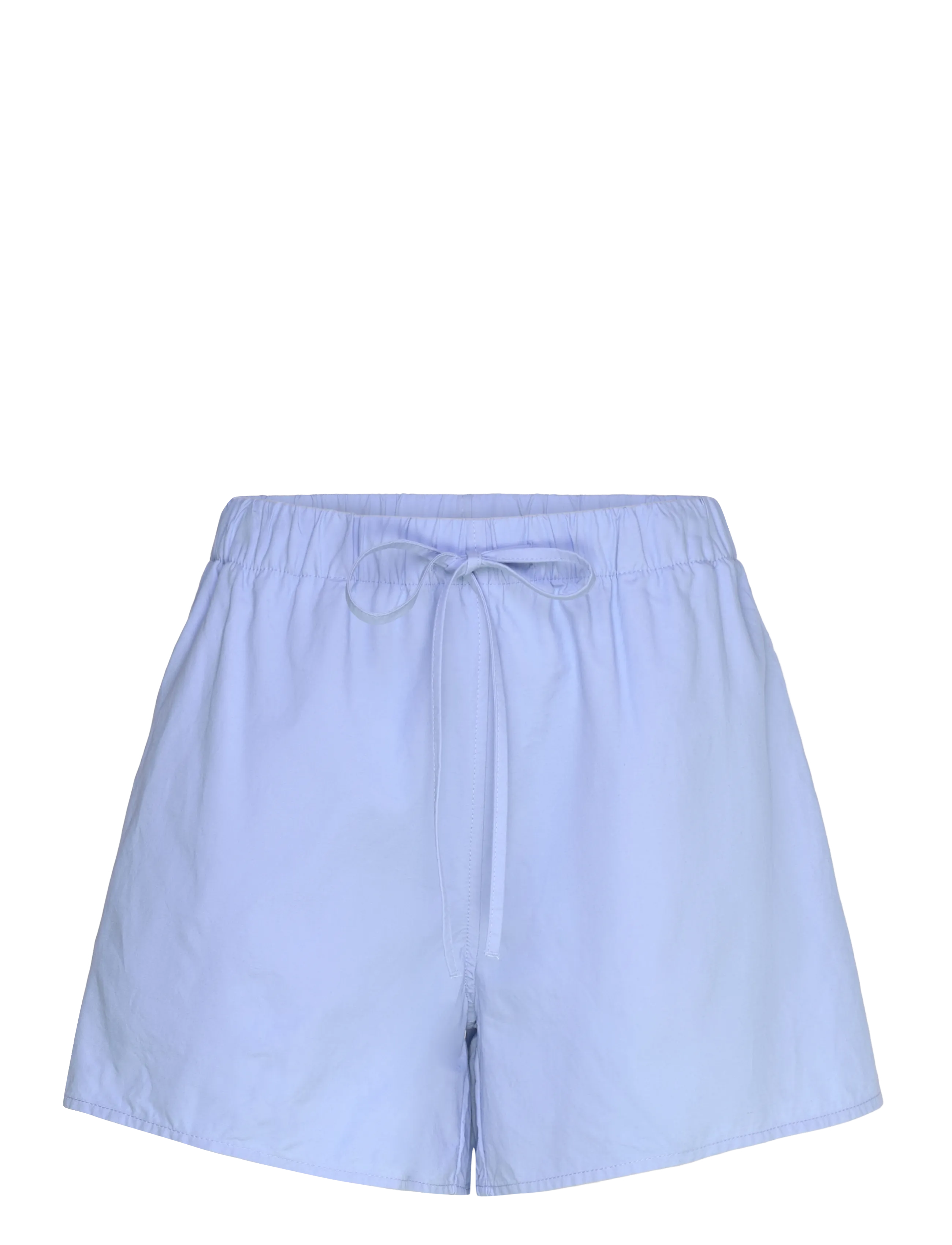 Weekday Wide Washed Pull-On Shorts, Kvinder, Vide Pull-on Shorts, Blå, Str: XS