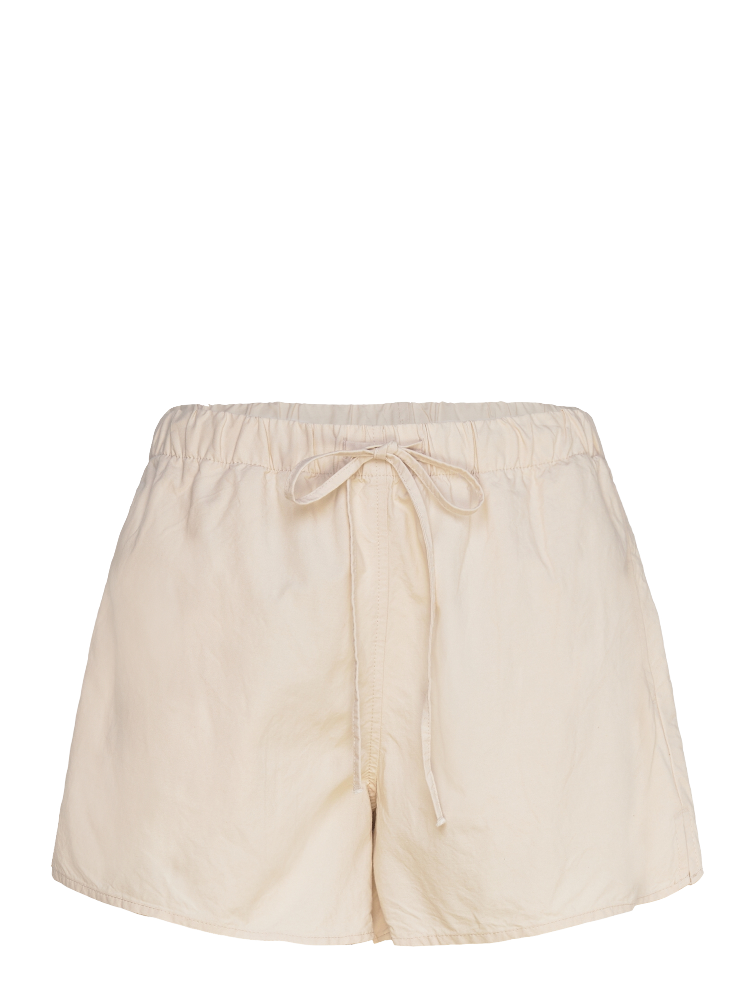 Weekday Wide Washed Pull-On Shorts, Kvinder, Vide Pull-on Shorts, Hvid, Str: XS