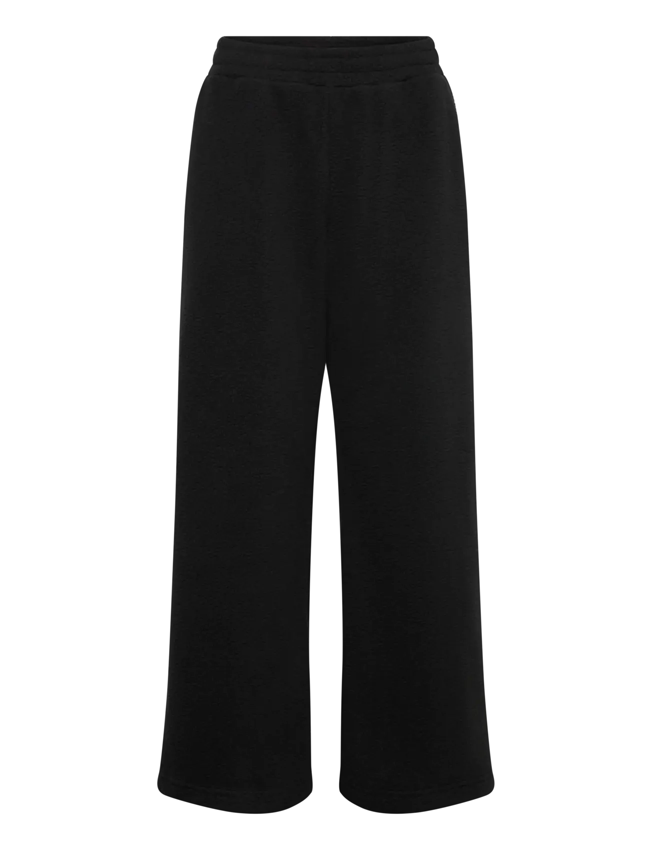 Weekday Fleece Trousers, XS, Black, Bukser > Brede Ben, Dame