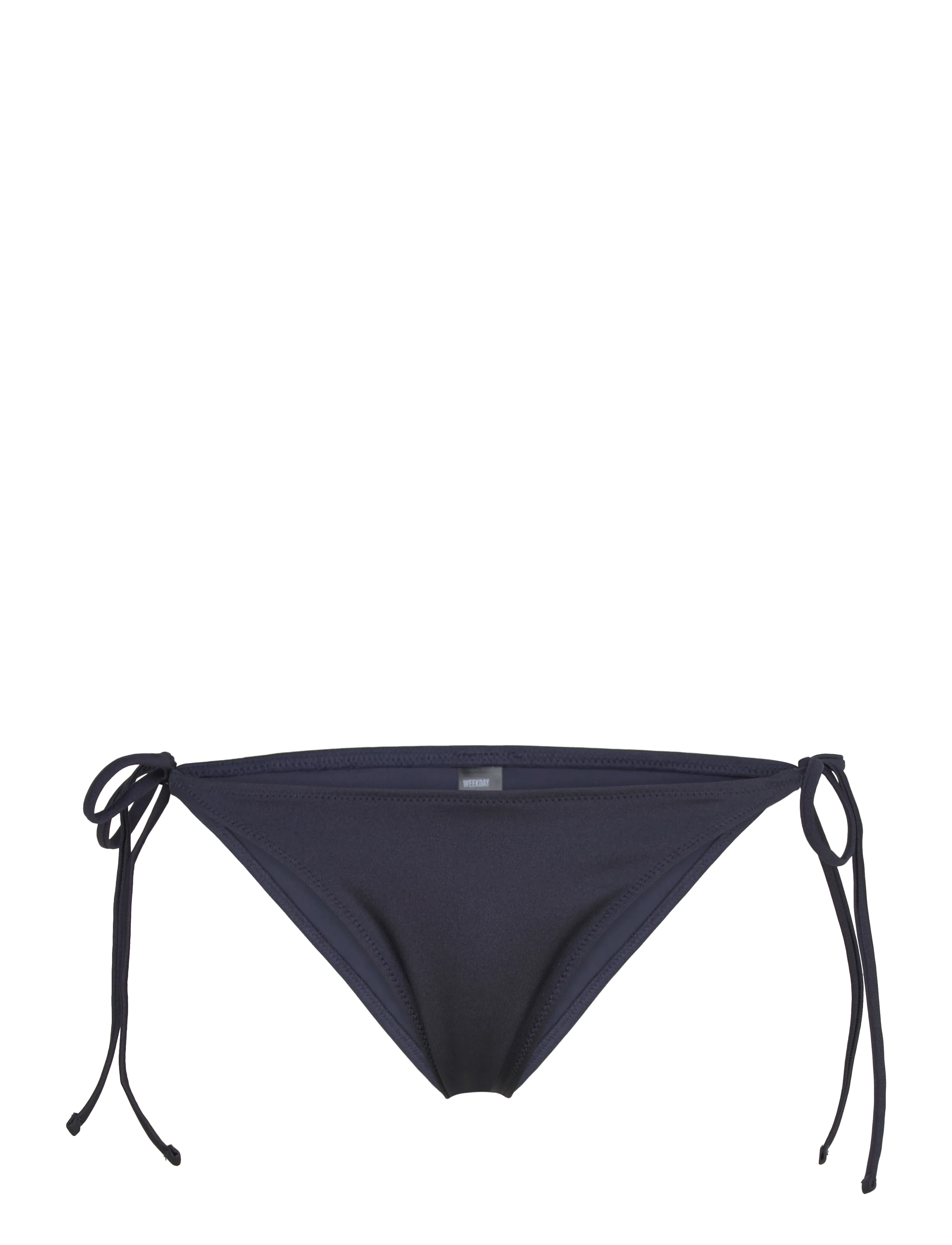 Weekday Strappy Tie Bikini Bottoms - Weekday - DUSTY BLUE / navy