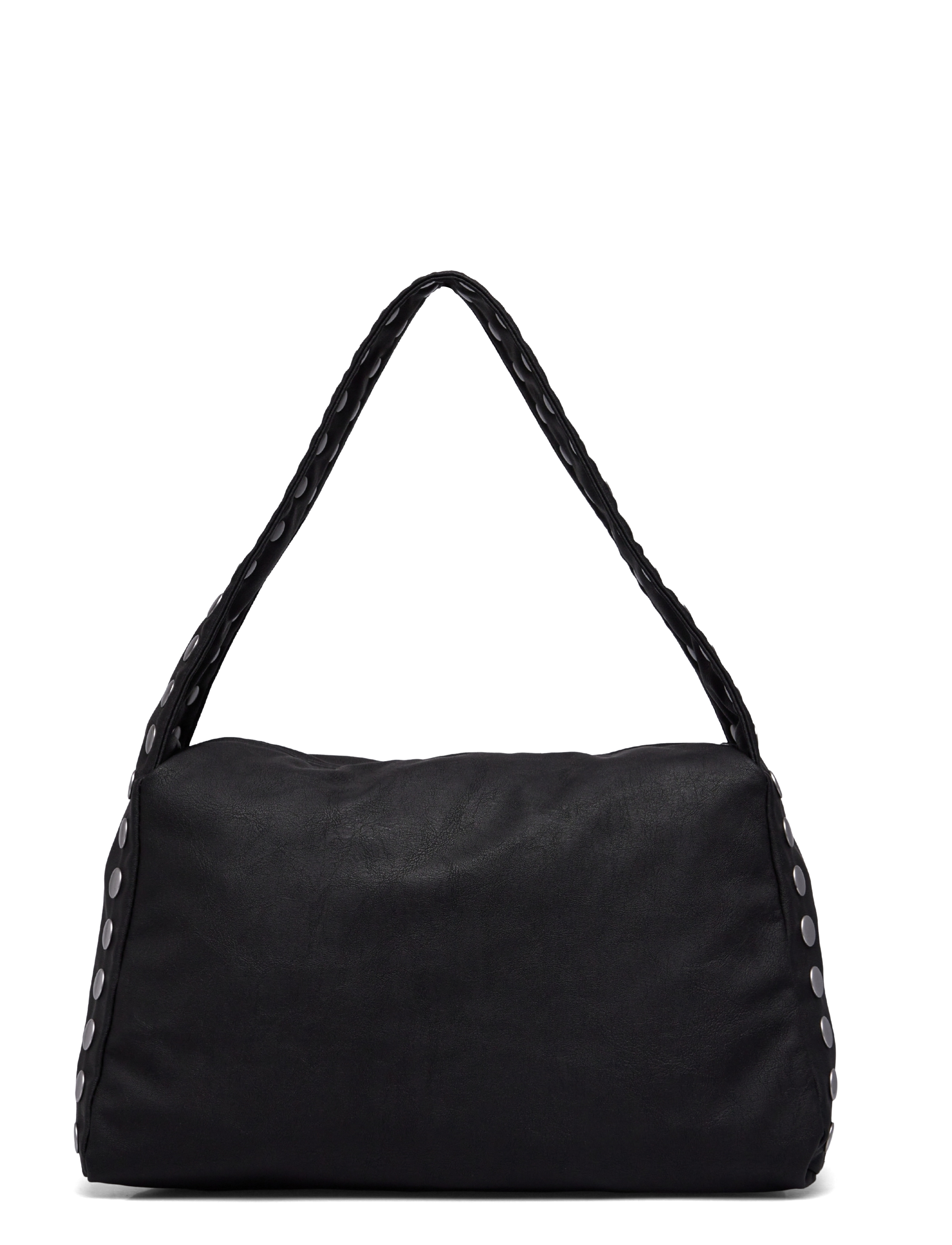 Weekday - Studded Faux Leather Shoulder Bag - special occasions - black - 1