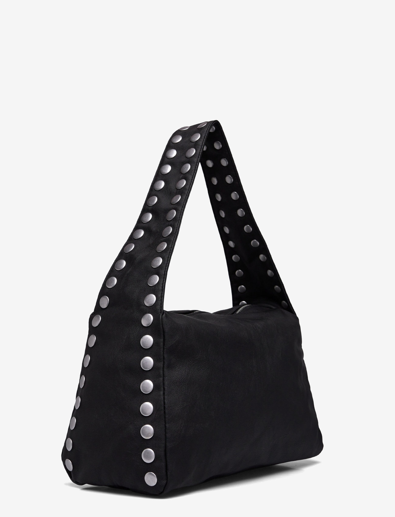 Weekday - Studded Faux Leather Shoulder Bag - special occasions - black - 2