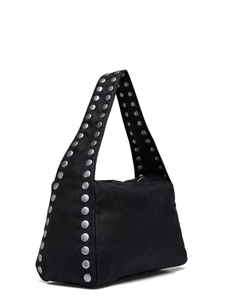 Weekday - Studded Faux Leather Shoulder Bag - special occasions - black - 2