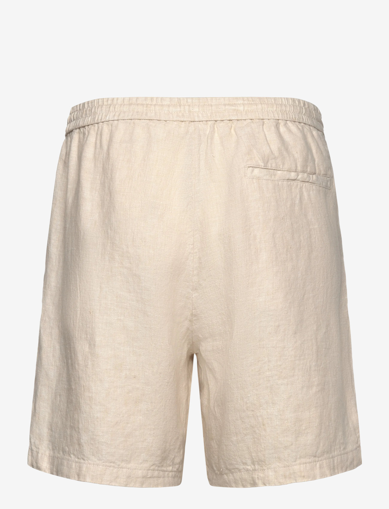 Weekday - Relaxed Linen Drawstring Shorts - linneshorts - mole dusty light - 1