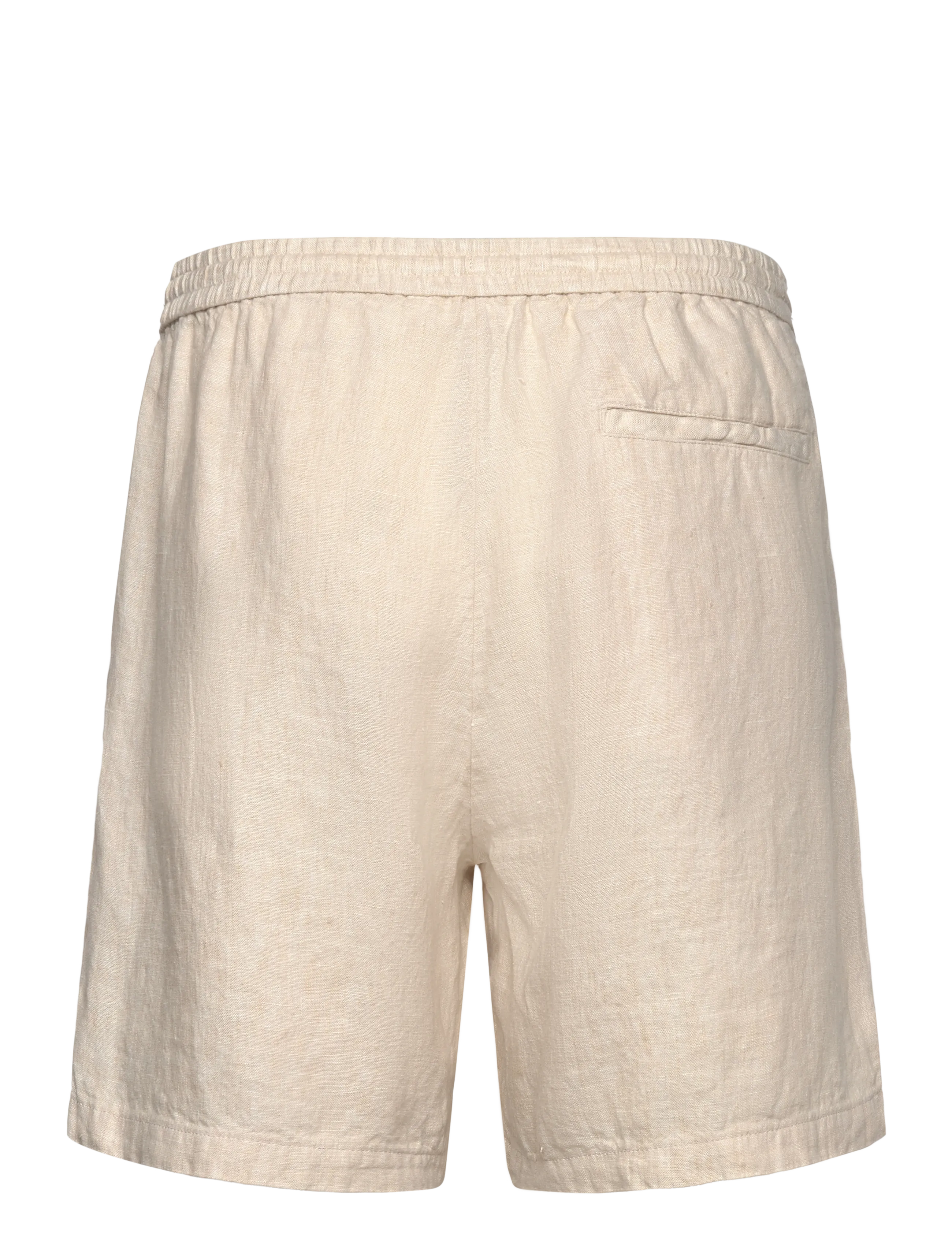 Weekday - Relaxed Linen Drawstring Shorts - szorty lniane - mole dusty light - 1