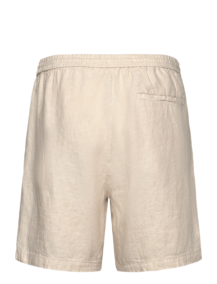 Weekday - Relaxed Linen Drawstring Shorts - shorts en lin - mole dusty light - 1