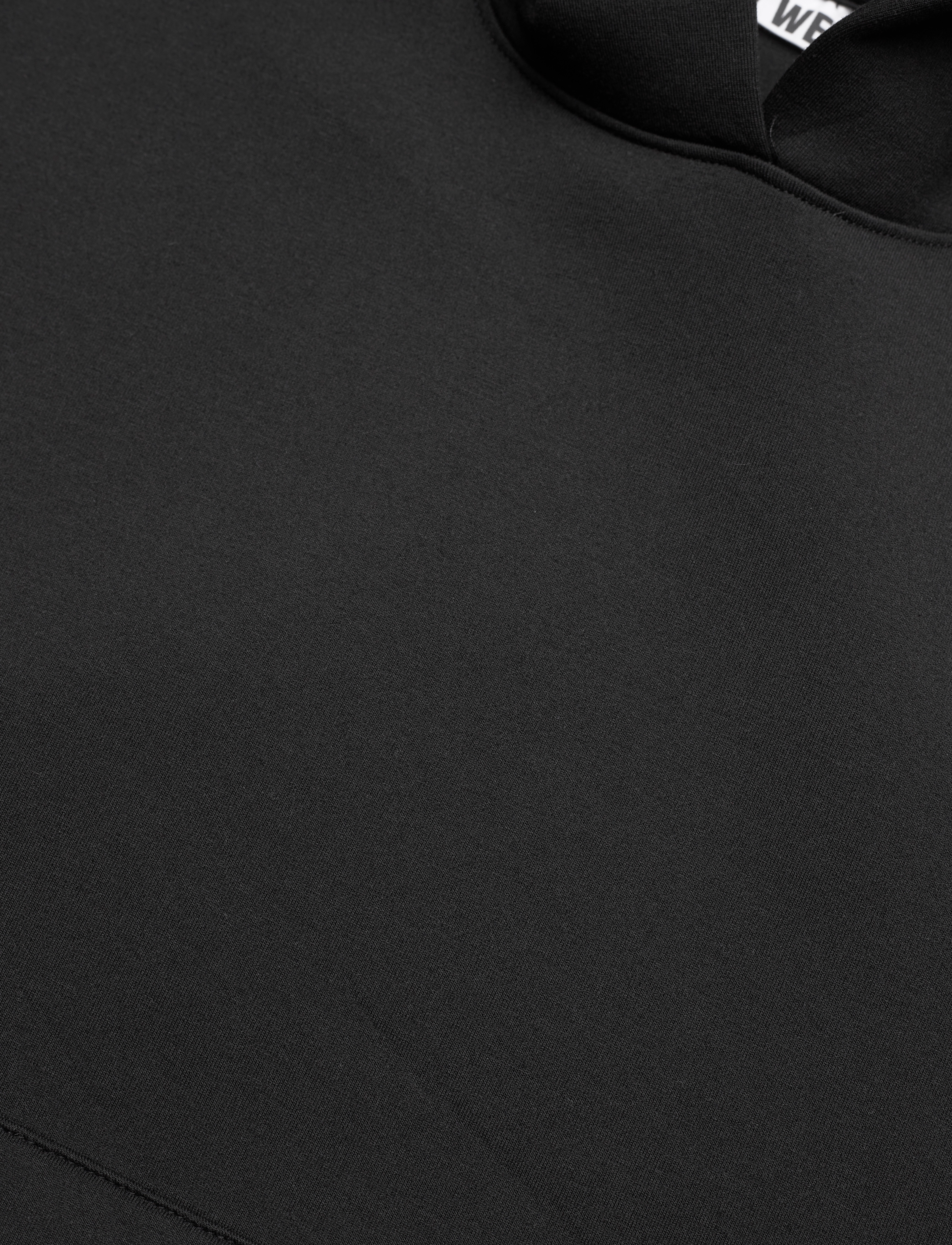 Weekday - Oversized Scuba Hoodie - hættetrøjer - black - 2