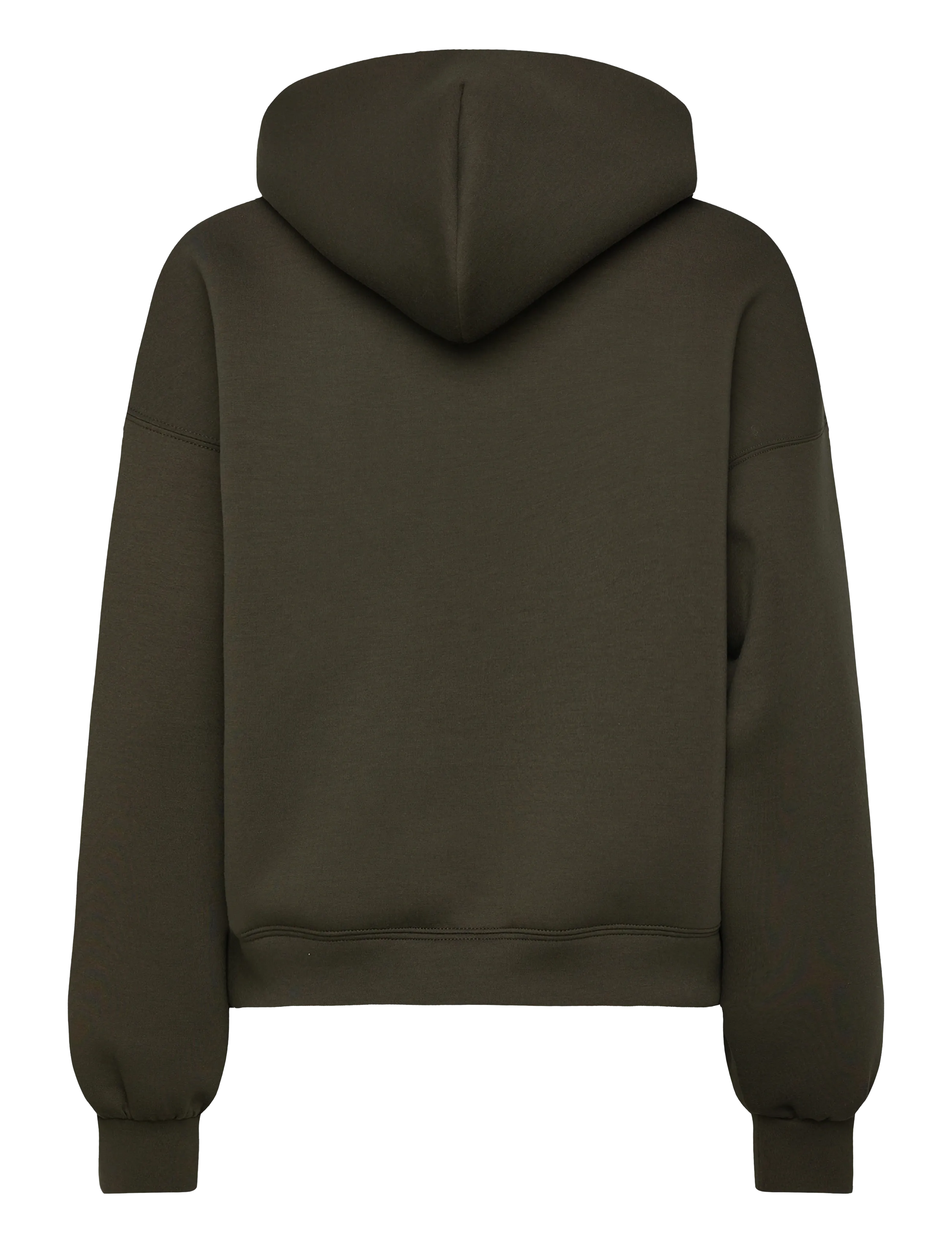 Weekday - Oversized Scuba Hoodie - hoodies - green dark - 2