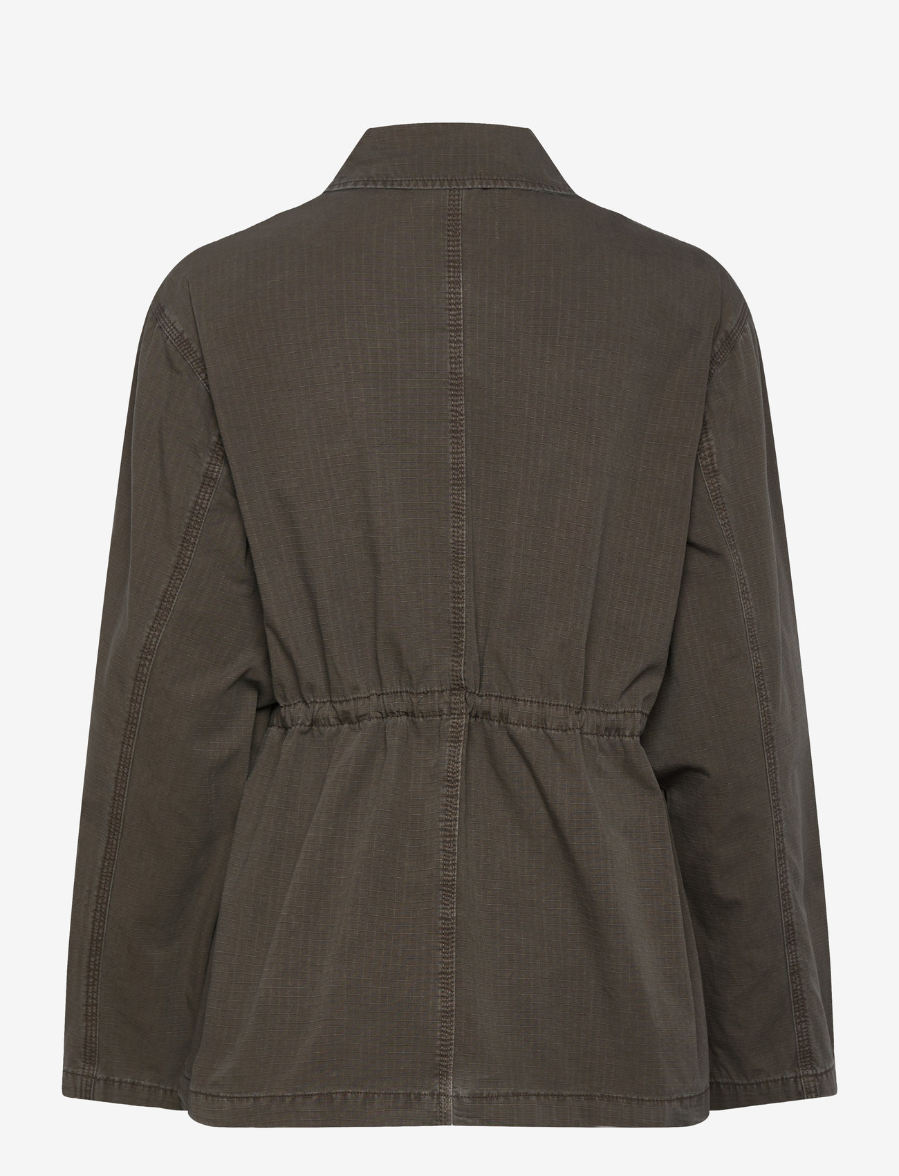 Weekday - Washed Ribstop Jacket - vårjackor - mole dark - 1