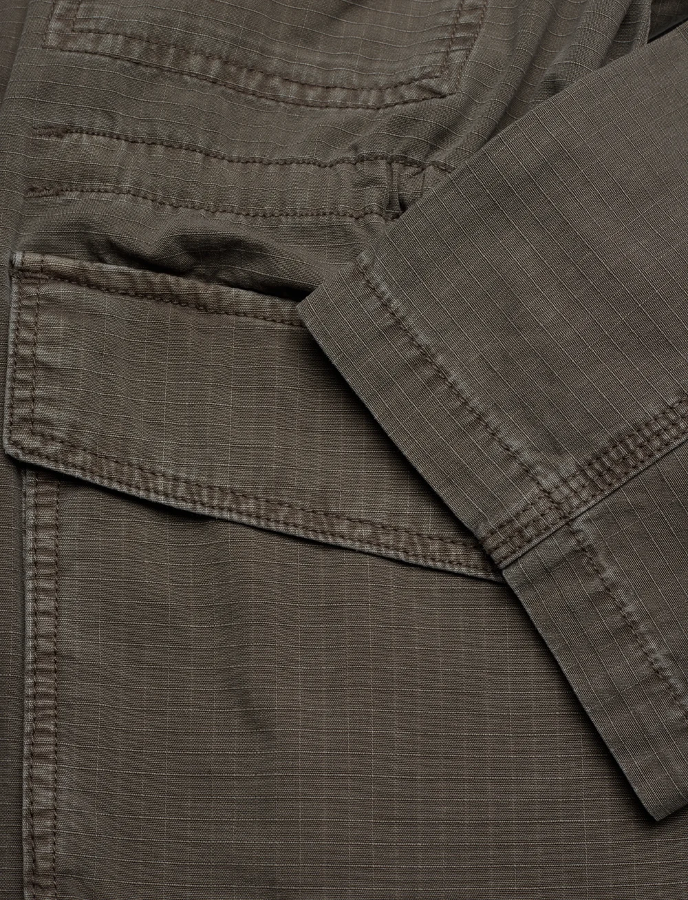 Weekday - Washed Ribstop Jacket - herbstjacken - mole dark - 3